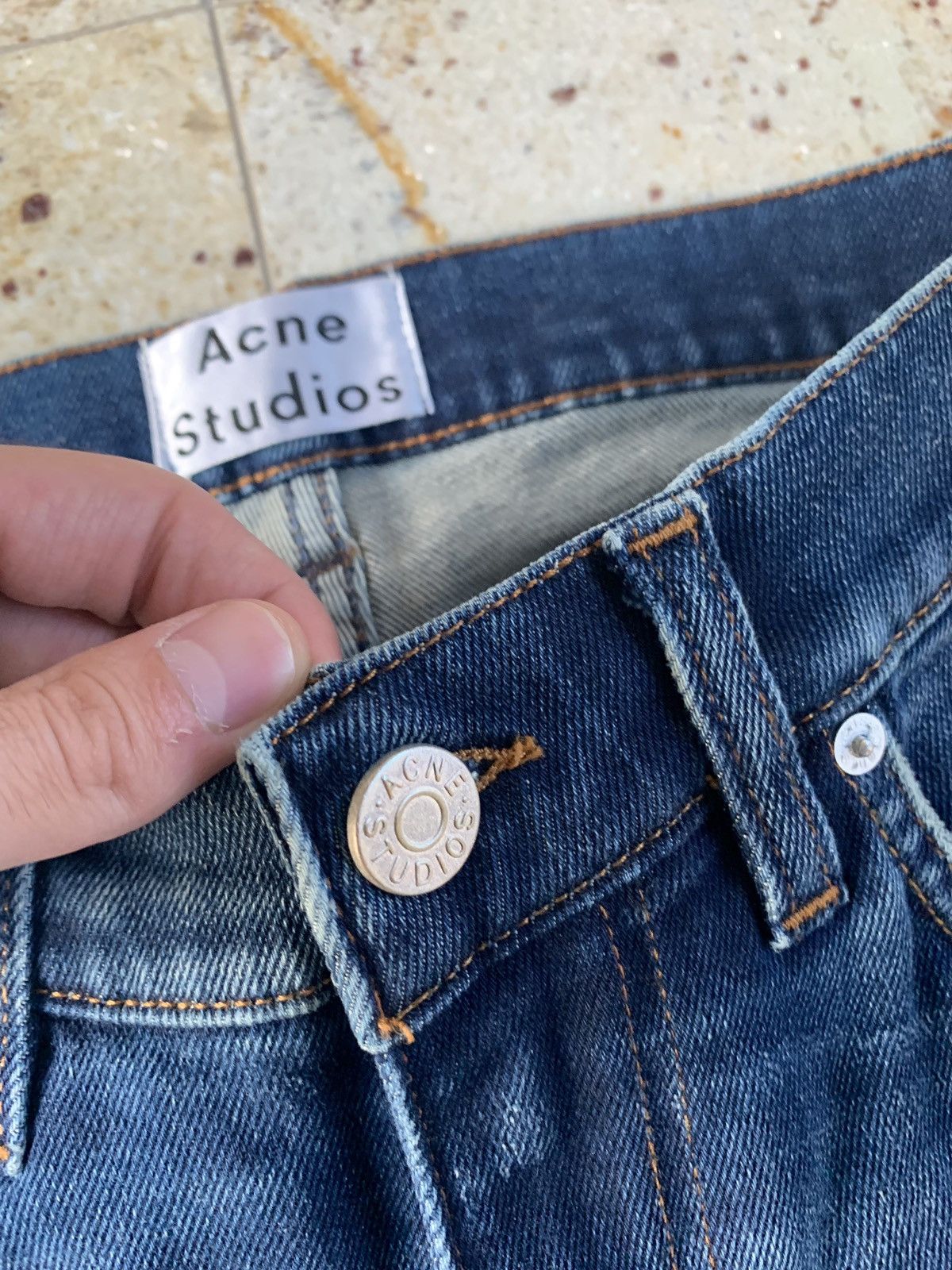 Acne Studios 30 x 34 Ace Denim in Indigo Size US 30 / EU 46 - 8 Thumbnail