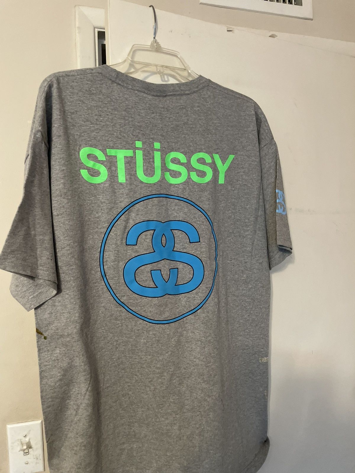 Stussy Logo all over tshirt