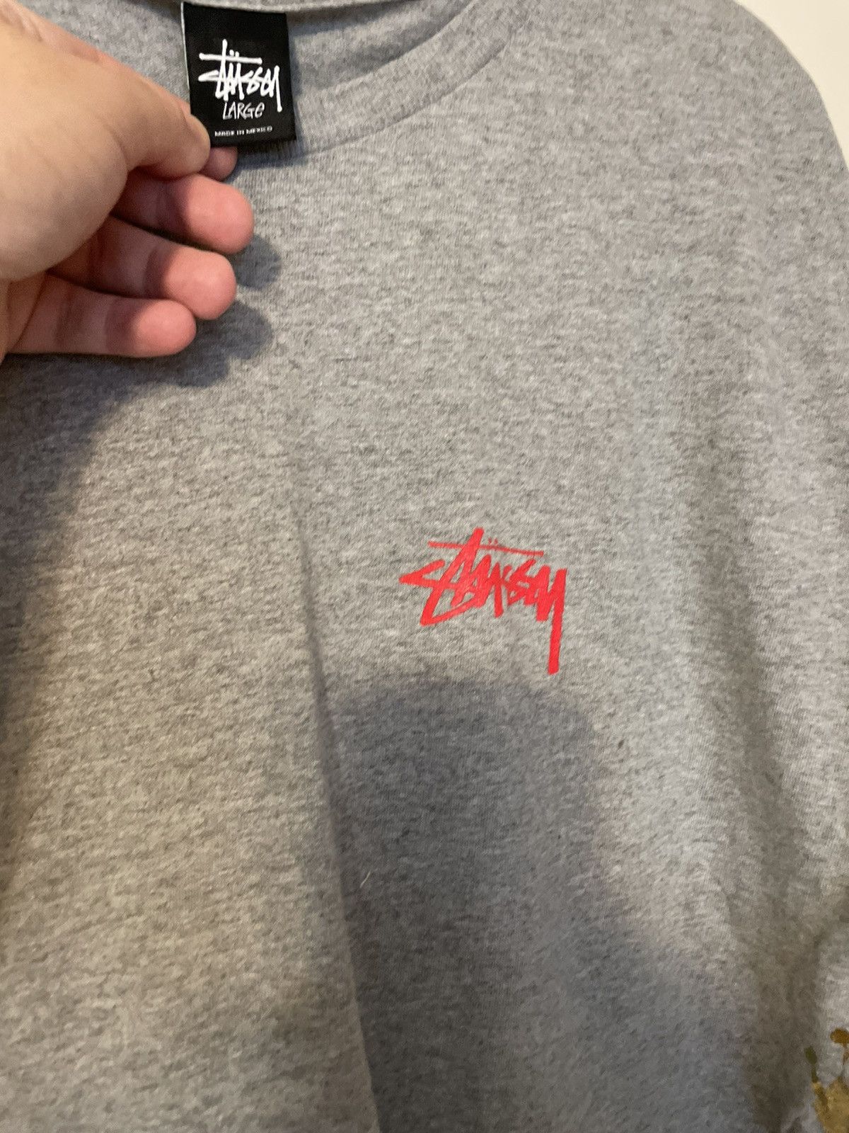 Stussy Logo all over tshirt