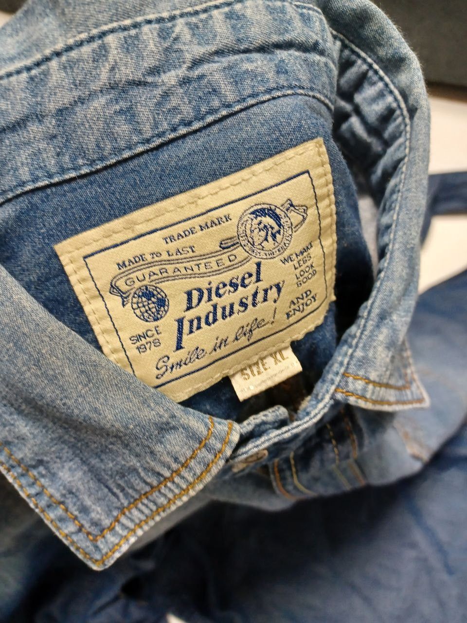 Diesel Diesel blue jeans denim shirt Size US XL / EU 56 / 4 - 4 Thumbnail