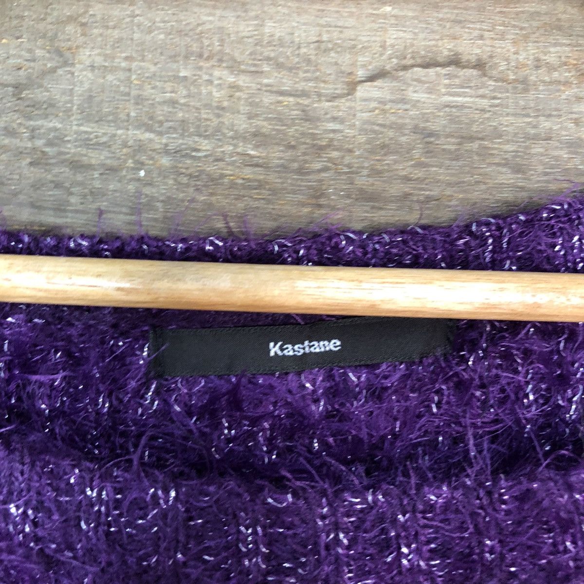 Homespun Knitwear × Japanese Brand Kastare Purple Shag Shaggy Fur Mohair Knitwear #6994 Size M / US 6-8 / IT 42-44 - 7 Thumbnail