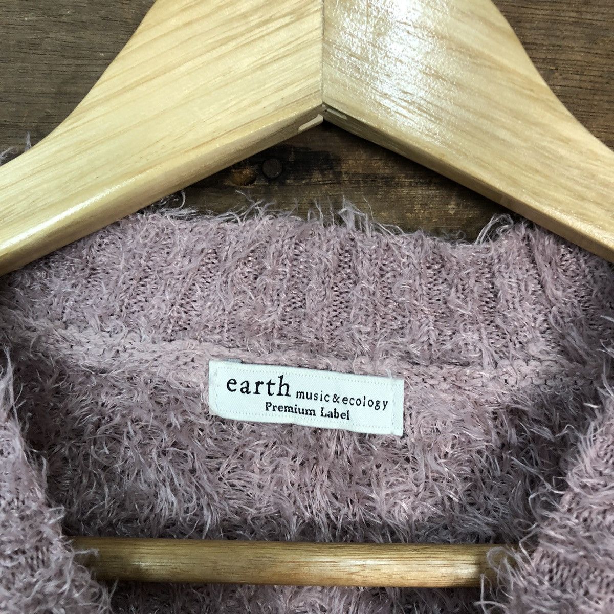Homespun Knitwear × Japanese Brand Earth Music & Econolgy Shag Shaggy Fur Mohair Knitwear #6968 Size M / US 6-8 / IT 42-44 - 8 Thumbnail