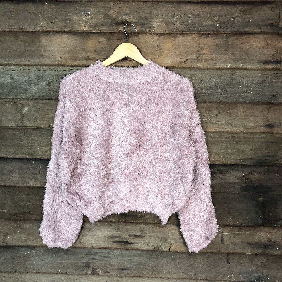 Homespun Knitwear × Japanese Brand Earth Music & Econolgy Shag Shaggy Fur Mohair Knitwear #6968 Size M / US 6-8 / IT 42-44 - 1 Thumbnail