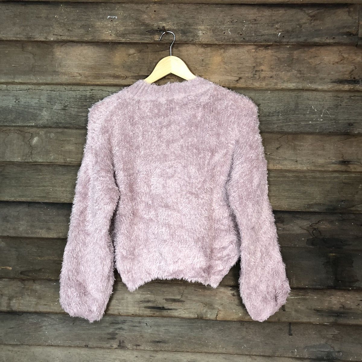 Homespun Knitwear × Japanese Brand Earth Music & Econolgy Shag Shaggy Fur Mohair Knitwear #6968 Size M / US 6-8 / IT 42-44 - 10 Thumbnail