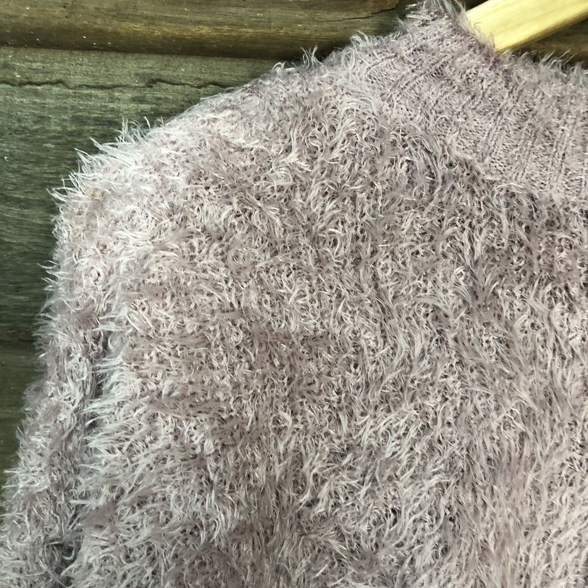 Homespun Knitwear × Japanese Brand Earth Music & Econolgy Shag Shaggy Fur Mohair Knitwear #6968 Size M / US 6-8 / IT 42-44 - 7 Thumbnail