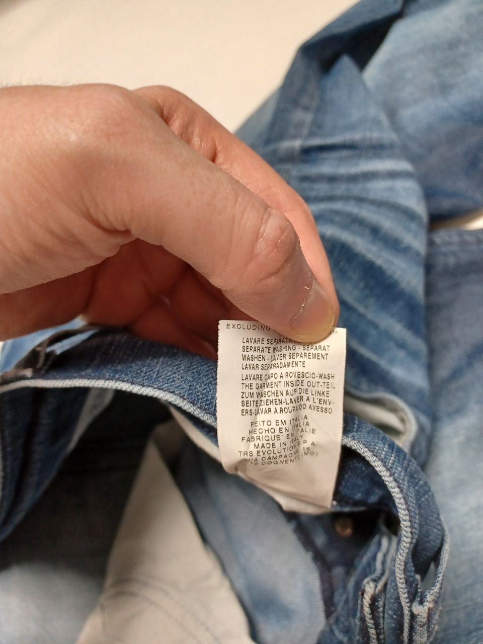 Trussardi Trussardi Made in Italy vintage luxury jeans denim Size US 31 - 8 Thumbnail