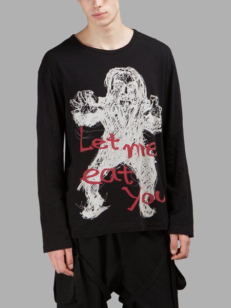 Yohji Yamamoto Yohji Yamamoto Let Me Eat You Black Long