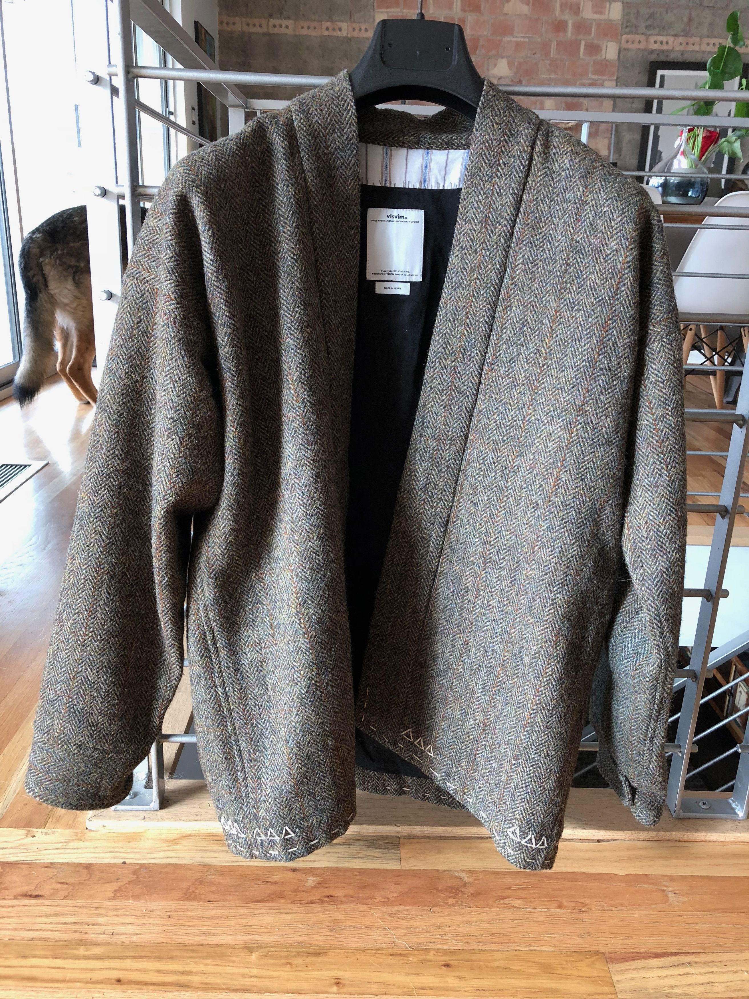 visvim sanjuro size:2 Harris Tweed-