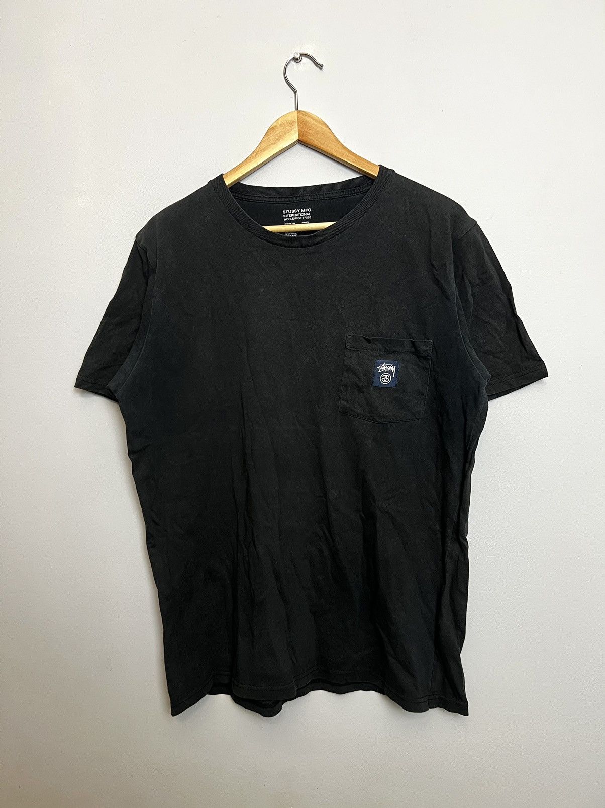 Stussy Rare Y2K Stussy Pocket Mini Logo Streetwear Tee Hype White Size US L / EU 52-54 / 3 - 1 Thumbnail