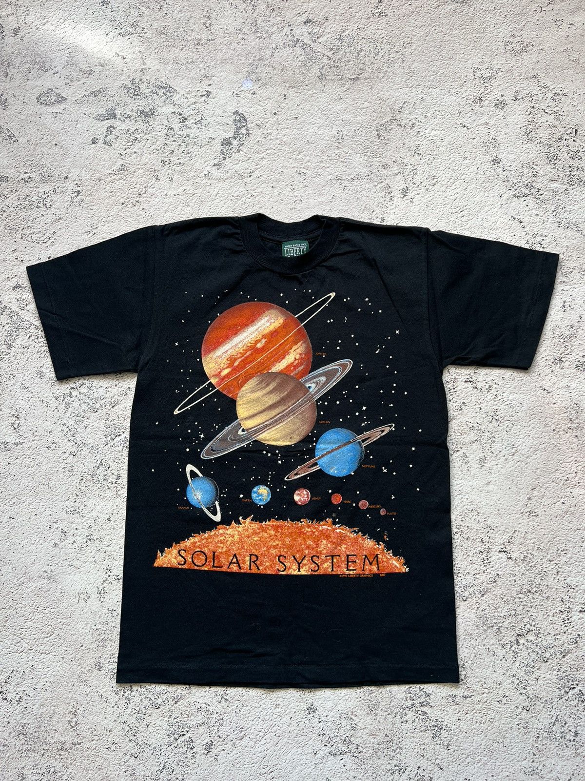 Arts & Science × Vintage 90s Vintage Solar System T Shirt ( 1997 ) Size US S / EU 44-46 / 1 - 1 Thumbnail