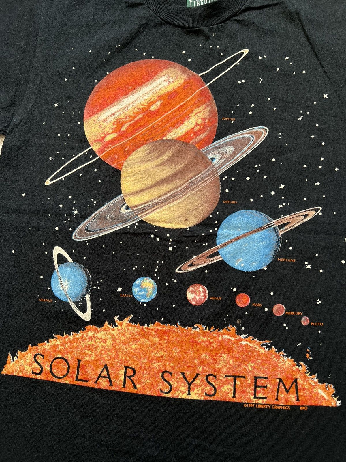 Arts & Science × Vintage 90s Vintage Solar System T Shirt ( 1997 ) Size US S / EU 44-46 / 1 - 2 Thumbnail