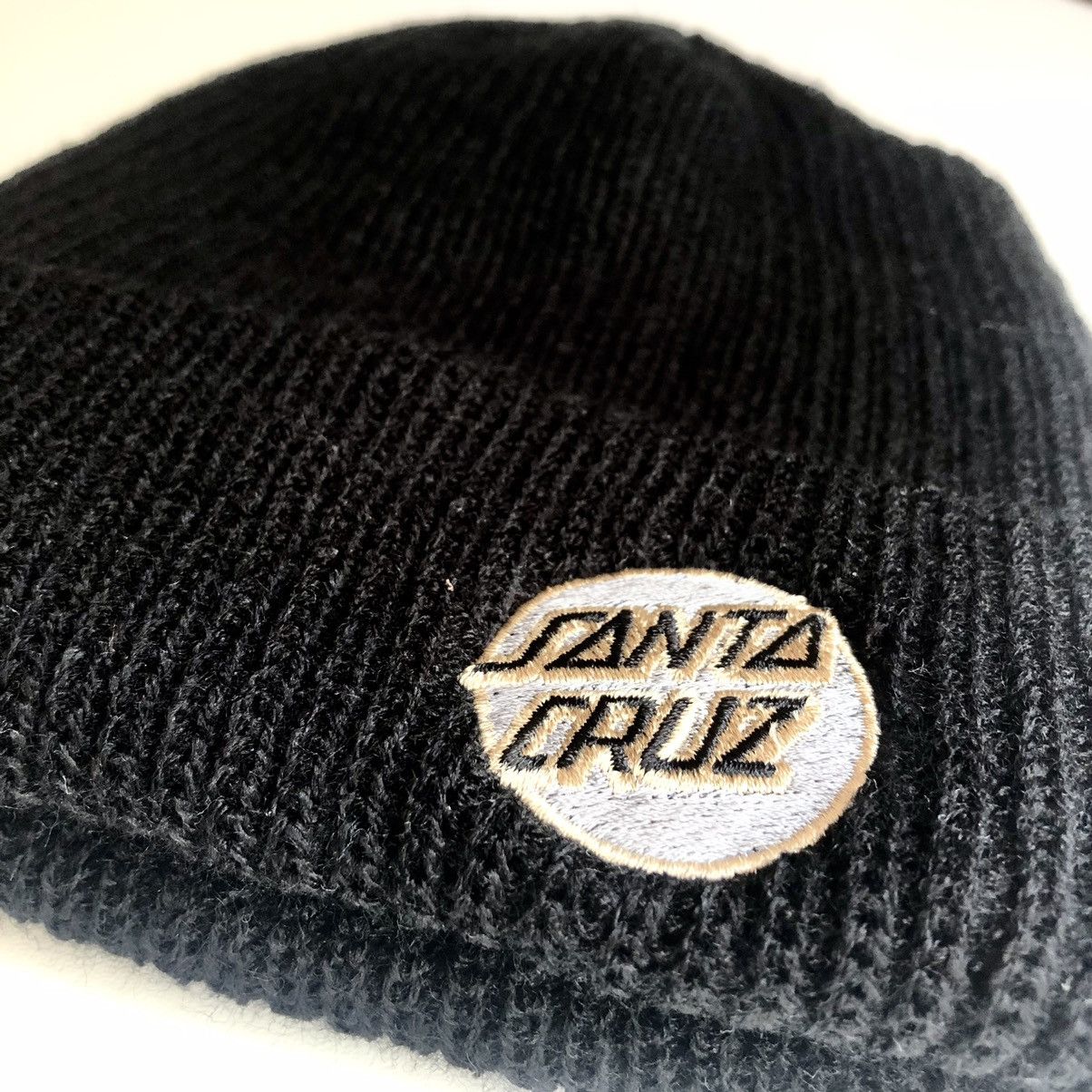 Santa Cruz Skateboards Vintage SantaCruz Beanie BLACK Size ONE SIZE - 1 Thumbnail
