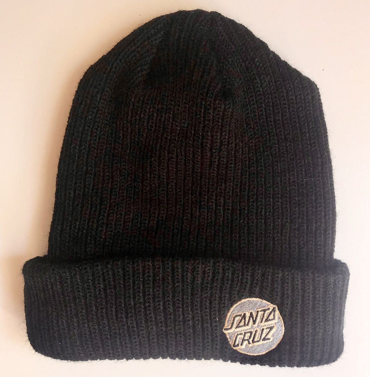 Santa Cruz Skateboards Vintage SantaCruz Beanie BLACK Size ONE SIZE - 2 Thumbnail