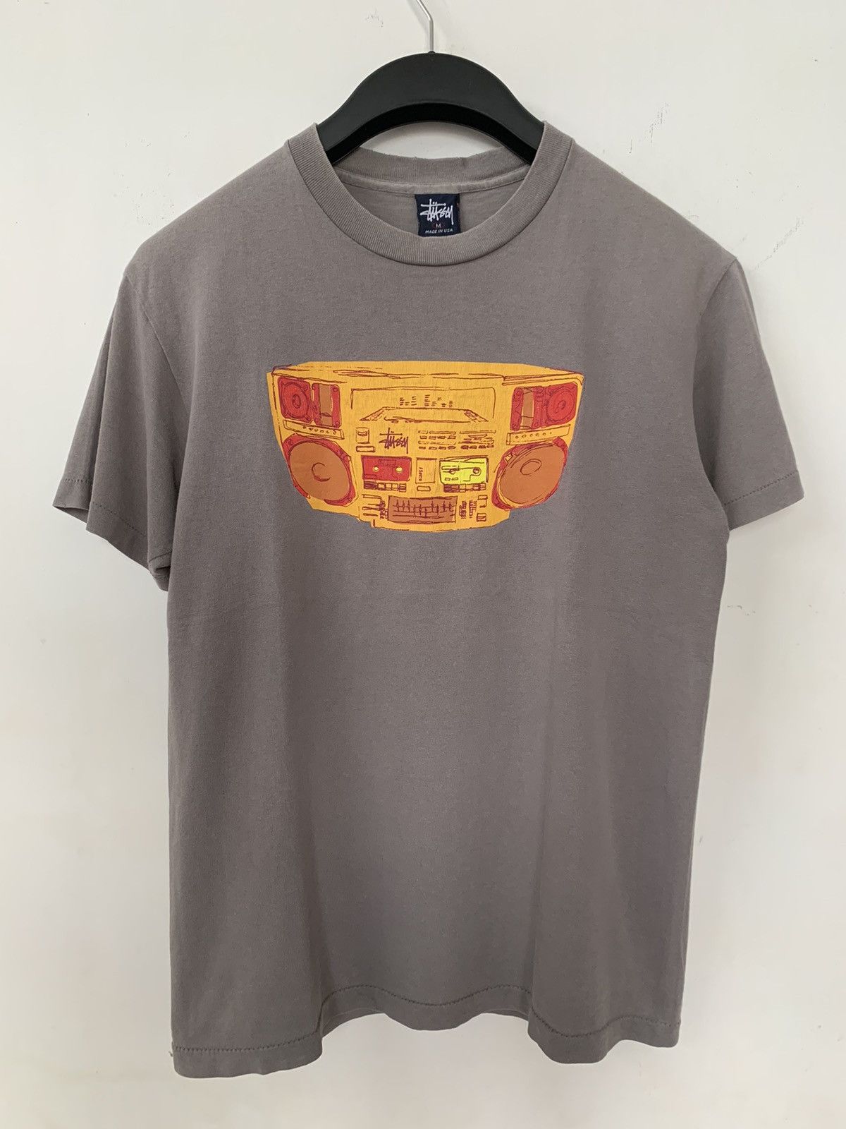 Stussy Vintage 90s Stussy Hip-hop Radio T-Shirt Size US M / EU 48-50 / 2 - 2 Thumbnail