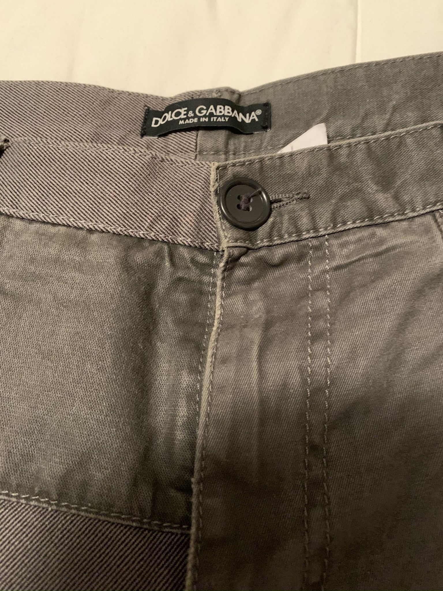 Dolce & Gabbana Grey patchwork pants Size US 36 / EU 52 - 2 Thumbnail