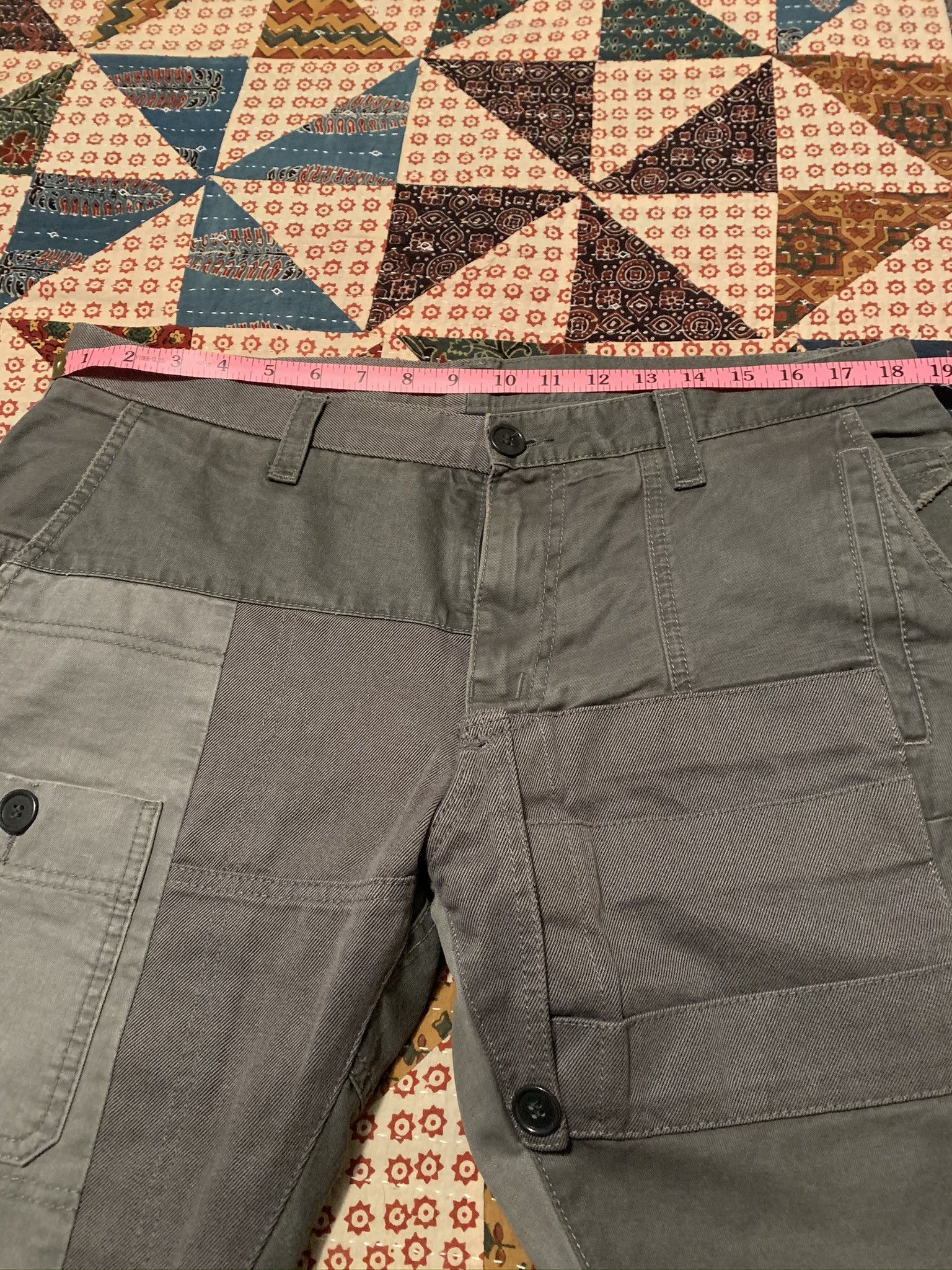 Dolce & Gabbana Grey patchwork pants Size US 36 / EU 52 - 4 Thumbnail
