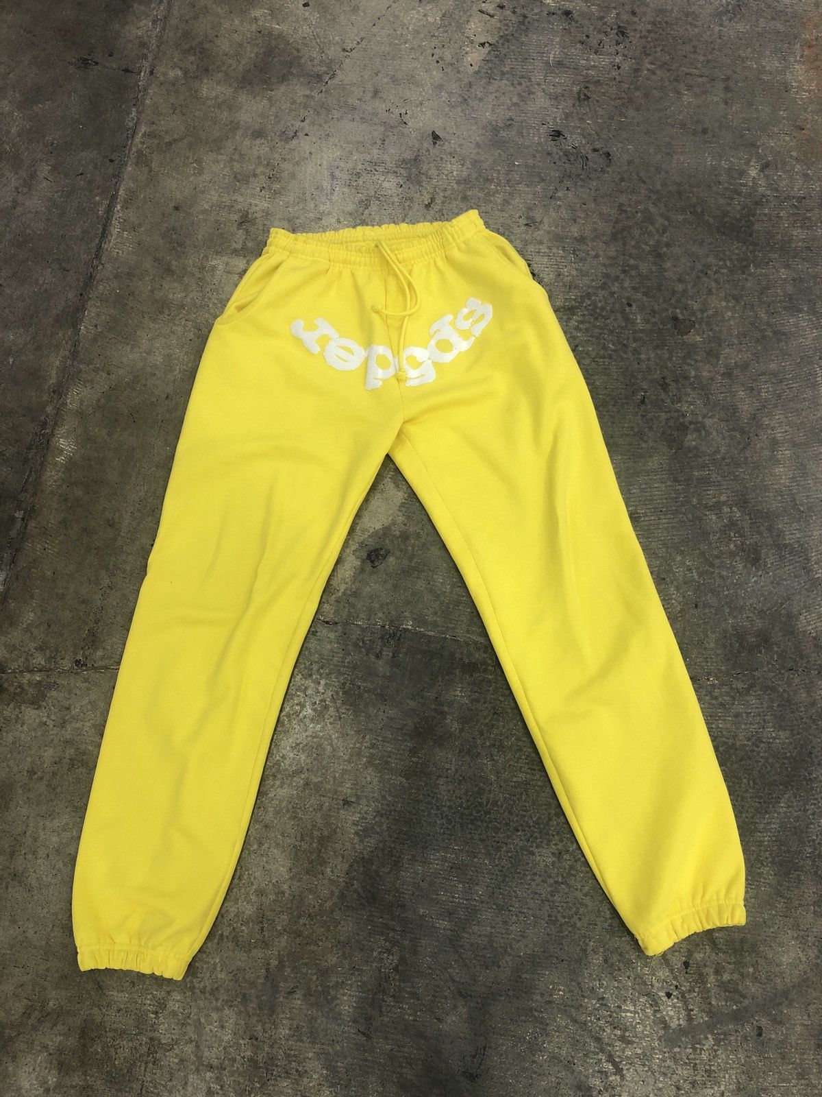 Sp5der Sp5der Sweatpants Yellow Sz M Size US 30 / EU 46 - 1 Thumbnail