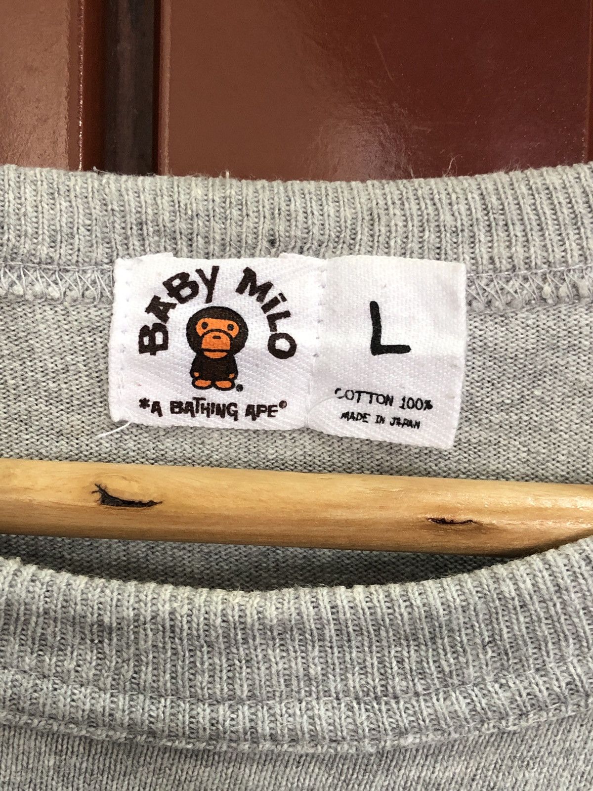 Bape Baby Milo Long Sleeve Tee Size US L / EU 52-54 / 3 - 8 Thumbnail