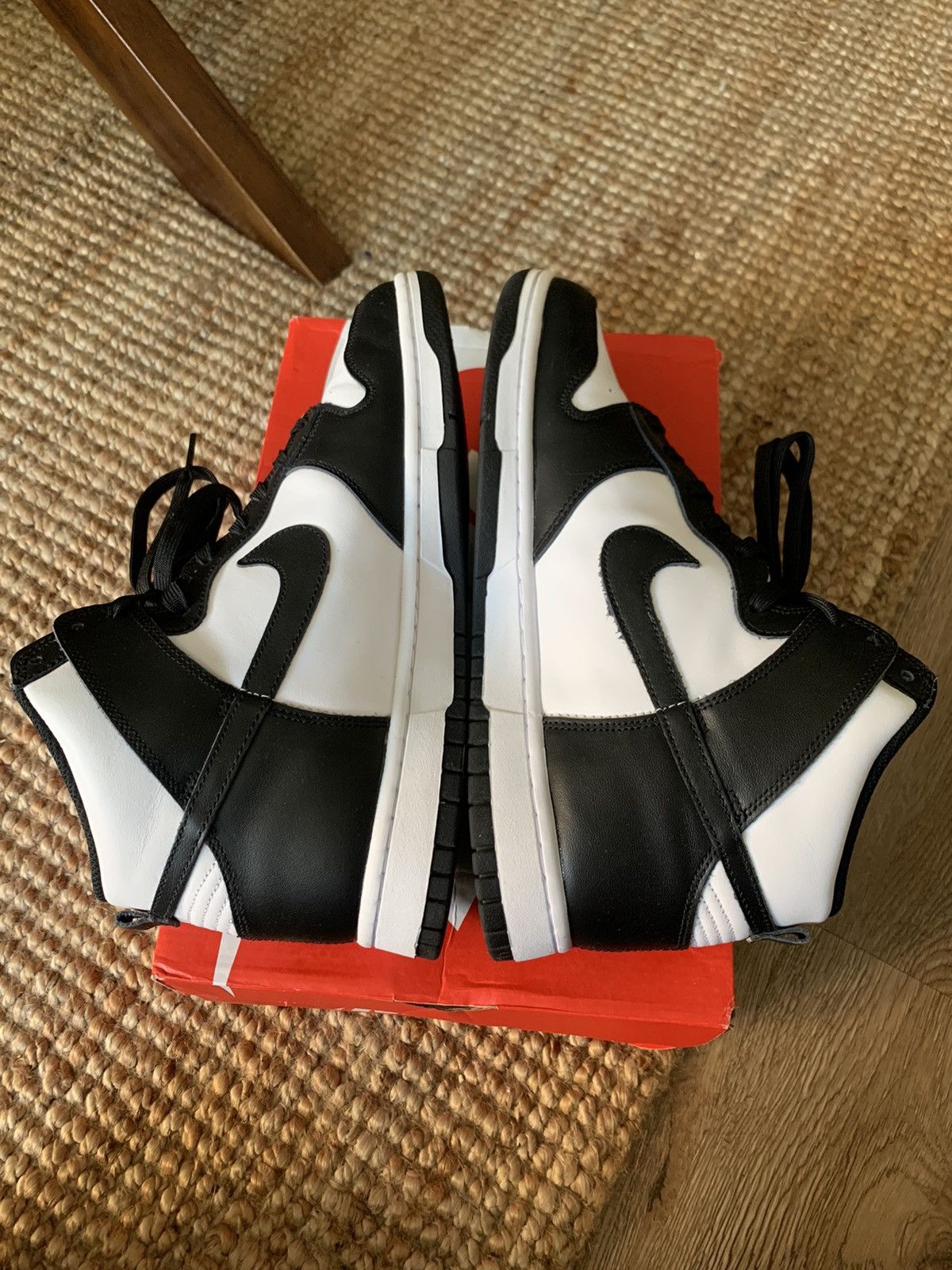 Nike Nike Dunk Hi Retro *Panda* size 9.5 Size US 9.5 / EU 42-43 - 4 Thumbnail