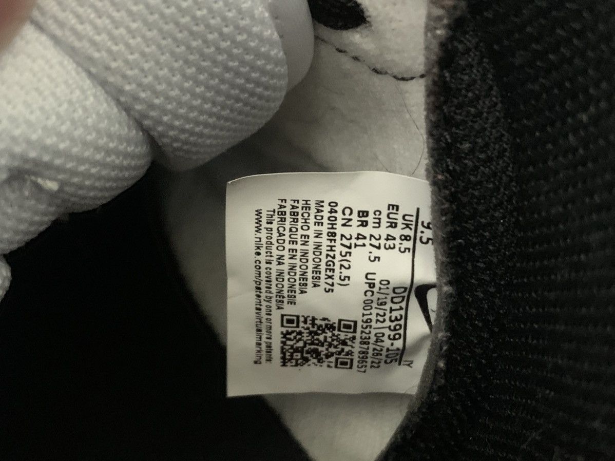 Nike Nike Dunk Hi Retro *Panda* size 9.5 Size US 9.5 / EU 42-43 - 7 Thumbnail