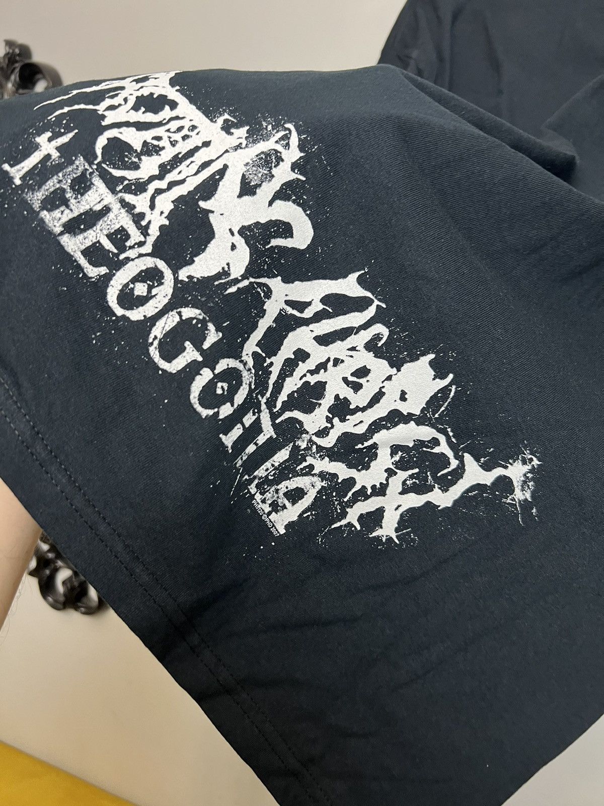 Band Tees Vintage 00s Rotting Christ t shirt 2007 teogonia black metal Size US XL / EU 56 / 4 - 4 Thumbnail