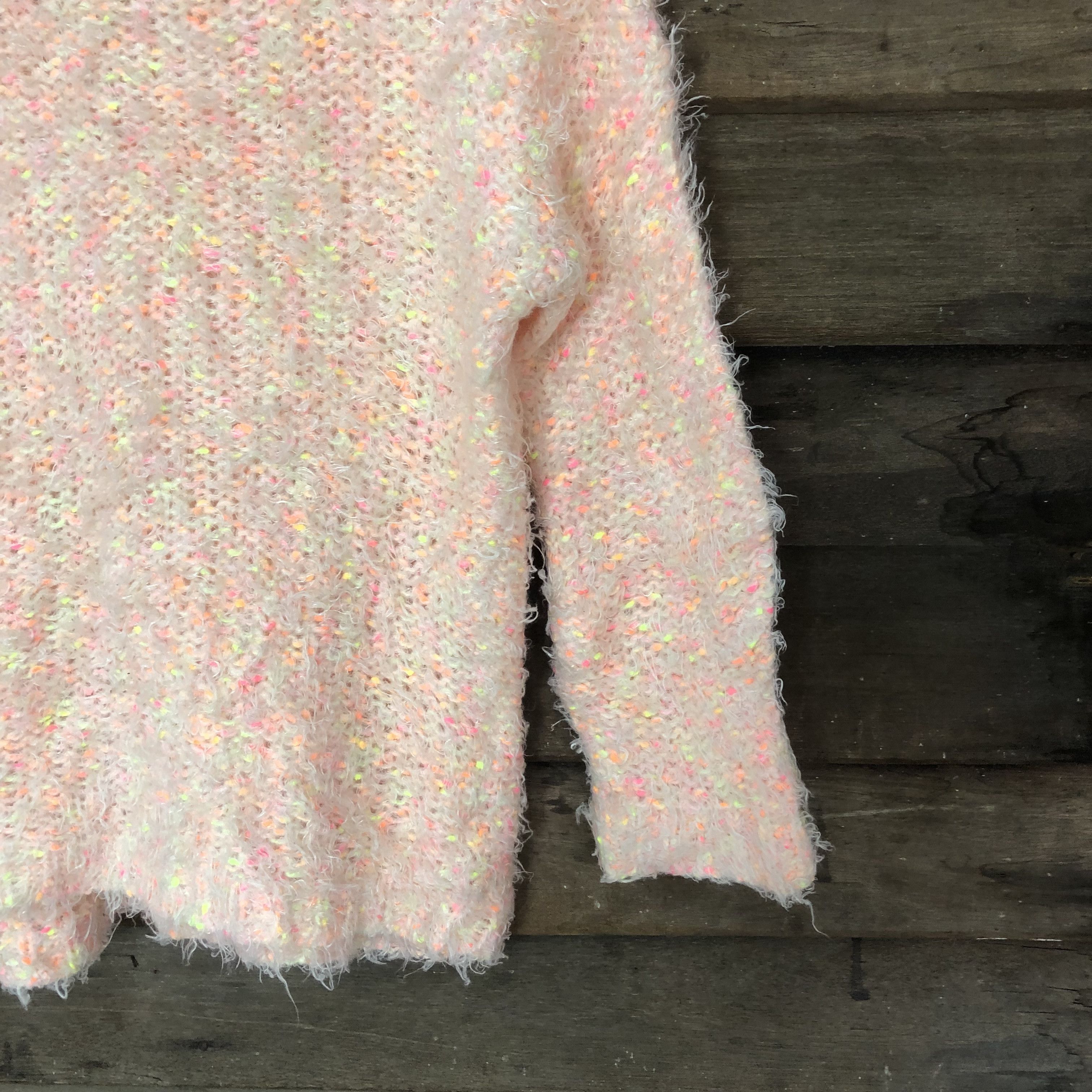 Aran Isles Knitwear × Homespun Knitwear × Japanese Brand Hypen World Gallery Shag Shaggy Fur Mohair knitwear #827 Size L / US 10 / IT 46 - 4 Thumbnail
