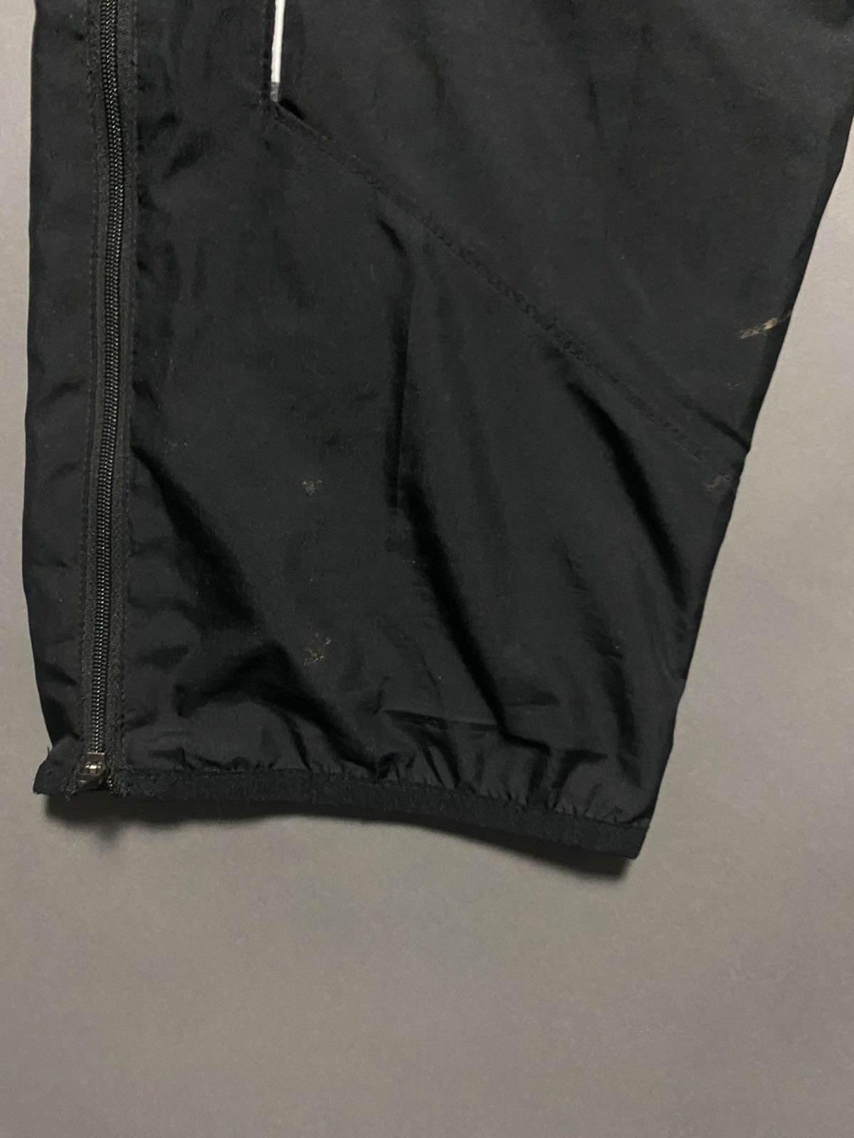 Nike × Vintage Nike vintage black track pants parachute small swoosh 2000s Size US 34 / EU 50 - 9 Thumbnail