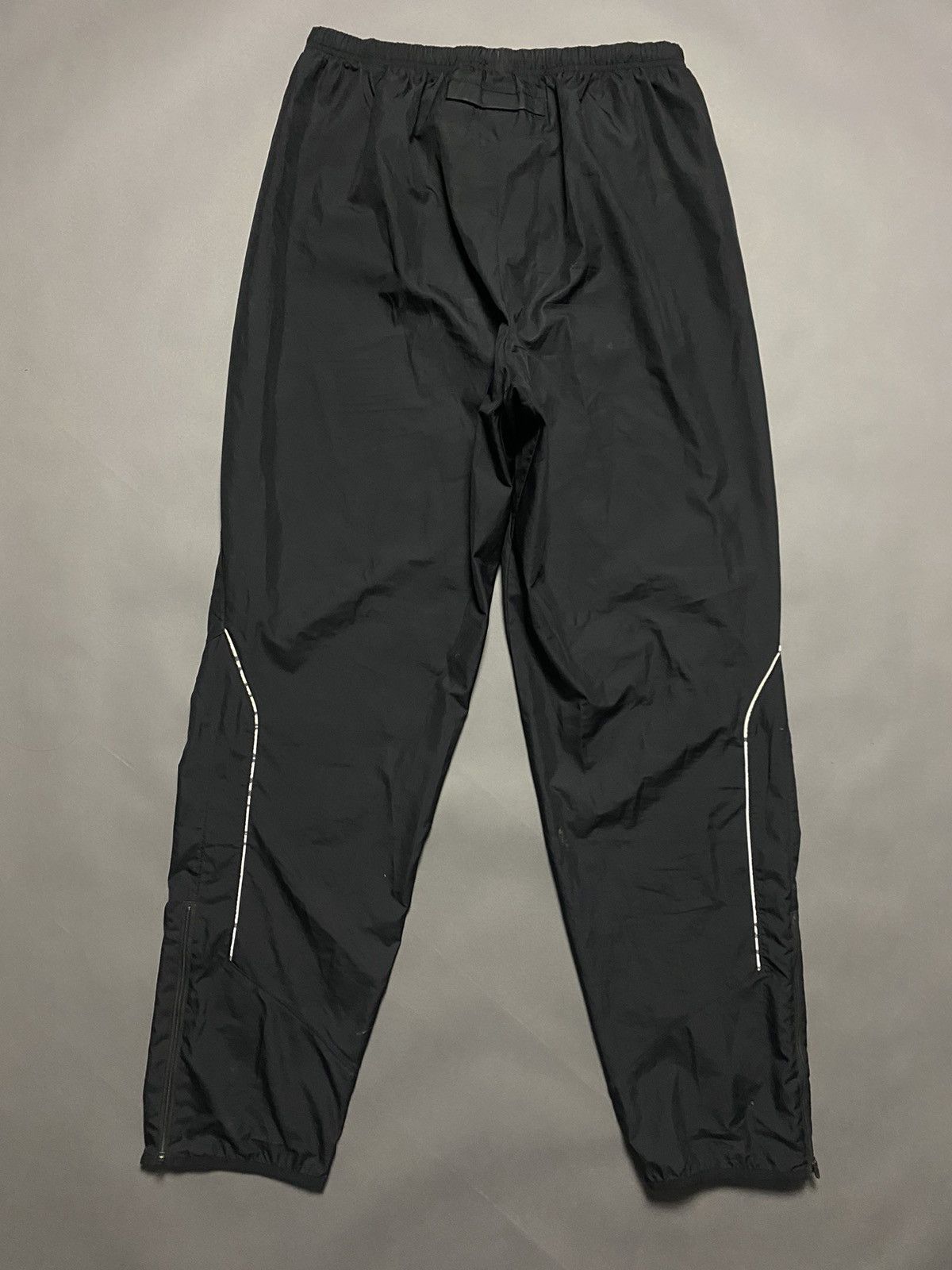 Nike × Vintage Nike vintage black track pants parachute small swoosh 2000s Size US 34 / EU 50 - 5 Thumbnail