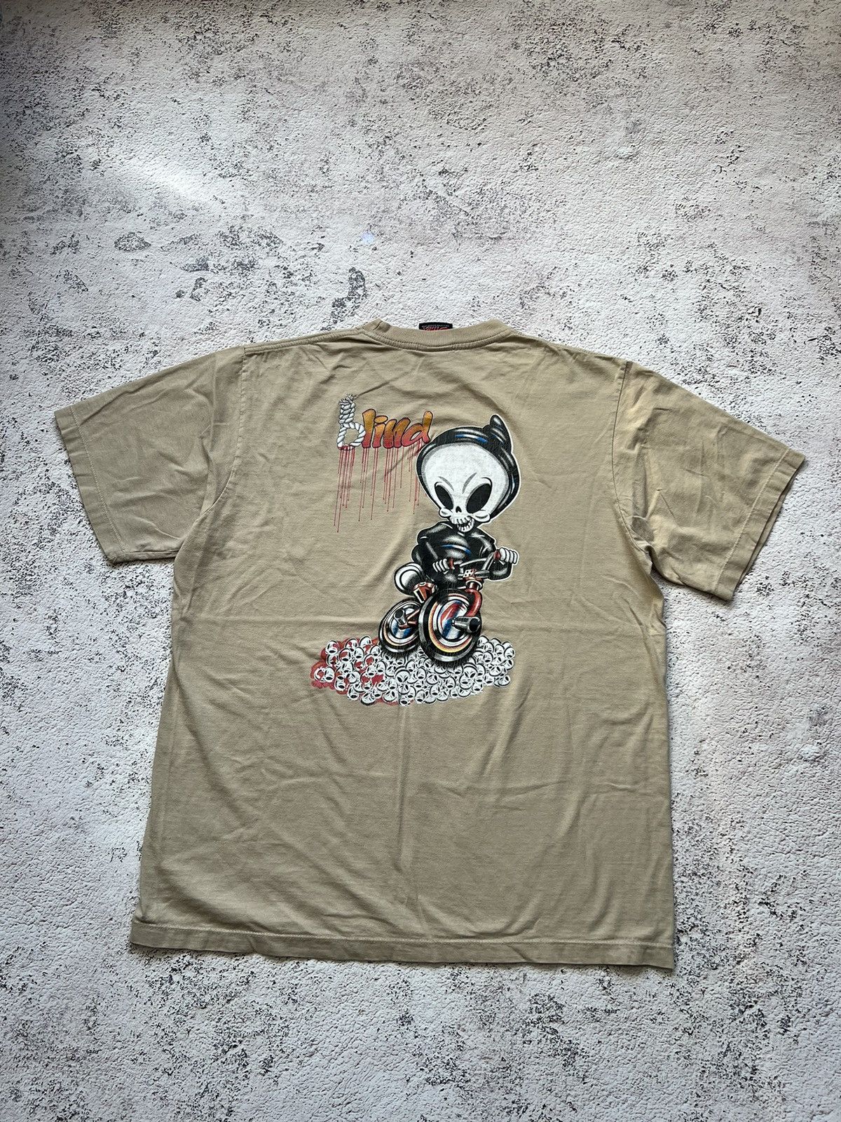 Rap Tees × Vintage BLIND Reaper Skateboards Vintage Tee Shirt Size US L / EU 52-54 / 3 - 12 Thumbnail