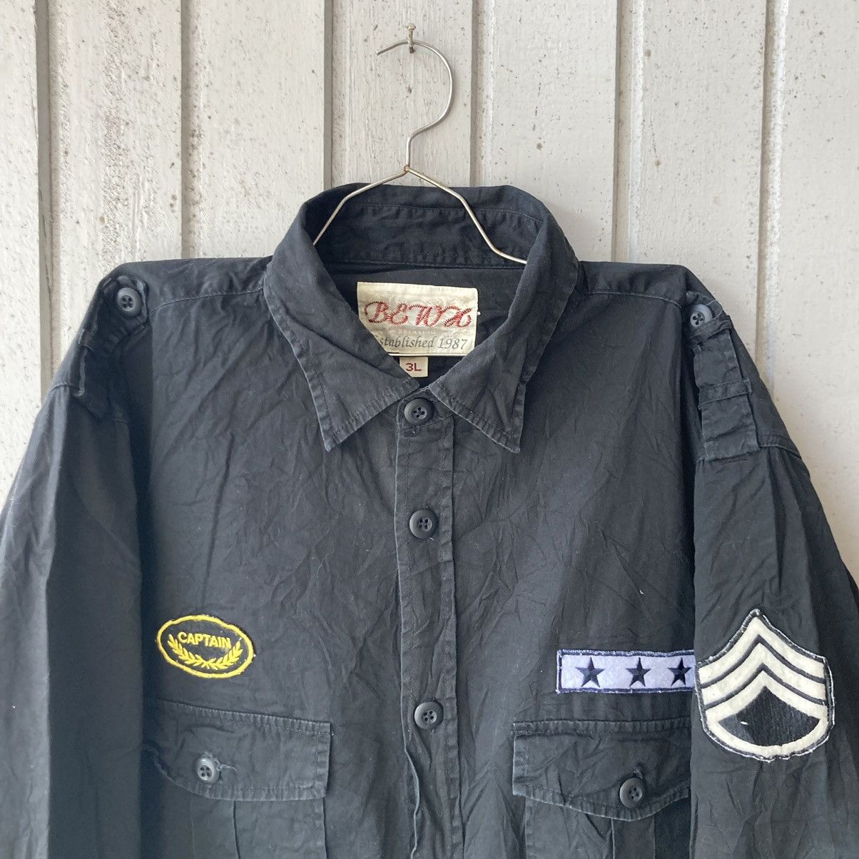 Japanese Brand BEWX BUTTON UPS WORKSHIRT Size US XXL / EU 58 / 5 - 3 Thumbnail