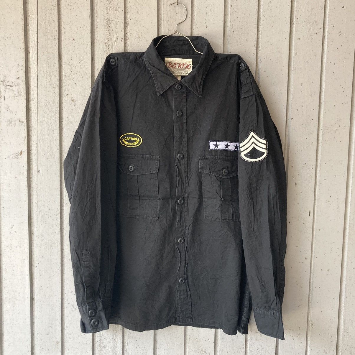 Japanese Brand BEWX BUTTON UPS WORKSHIRT Size US XXL / EU 58 / 5 - 1 Thumbnail