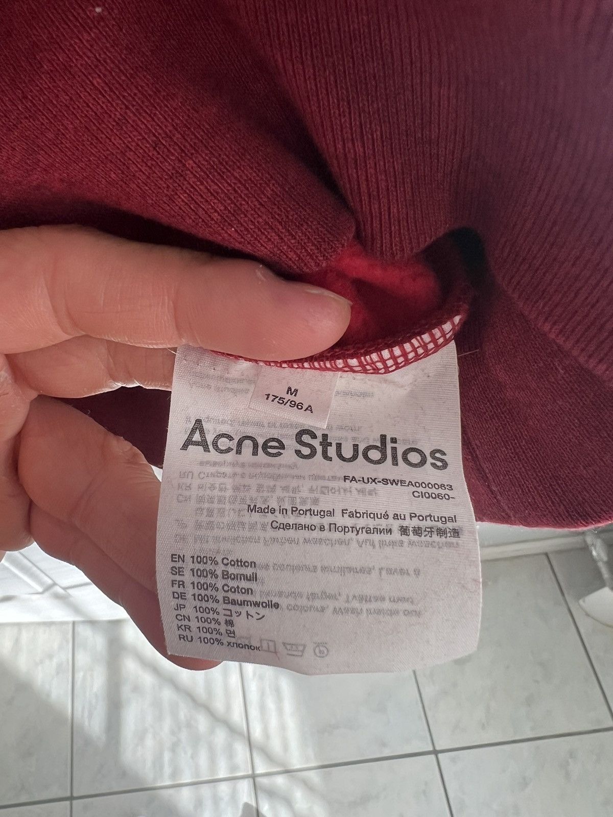 Acne Studios [ Need Gone Today ! ] Acne Studios Crewneck Size US M / EU 48-50 / 2 - 4 Thumbnail