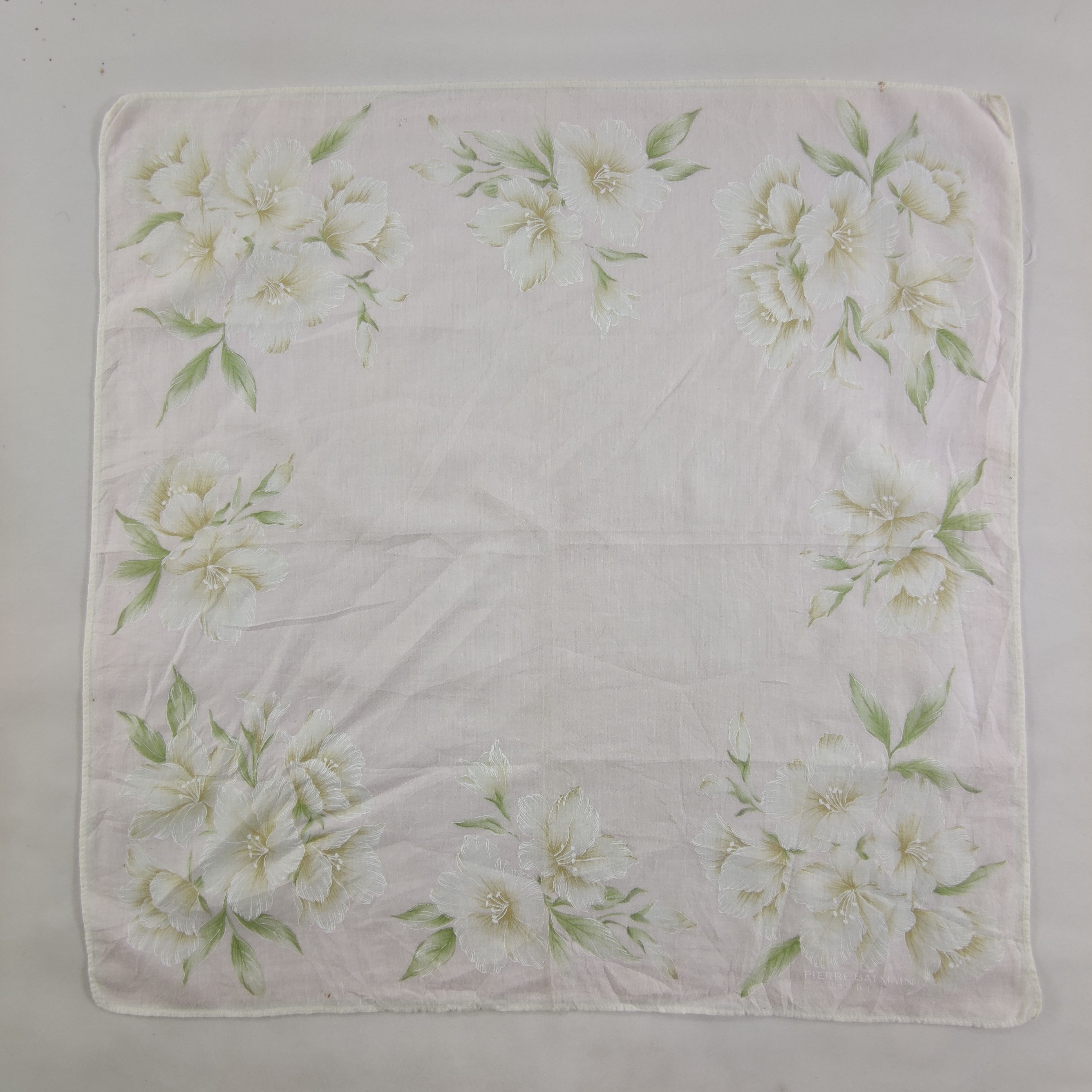 Pierre Balmain × Vintage Pierre Balmain Handkerchief/Neckerchief/Bandana HC115 Size ONE SIZE - 2 Thumbnail
