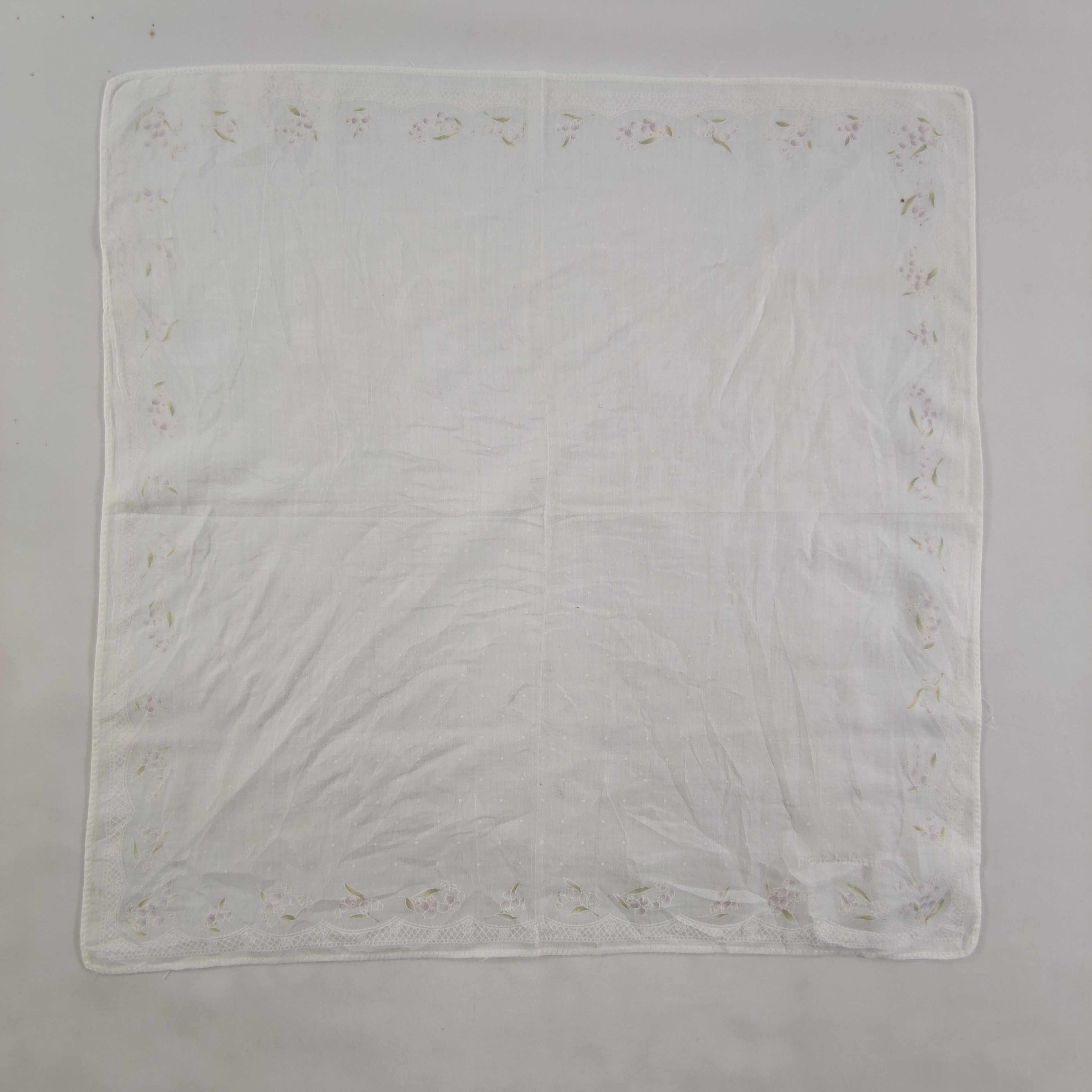 Pierre Balmain × Vintage Pierre Balmain Handkerchief/Neckerchief/Bandana HC113 Size ONE SIZE - 2 Thumbnail