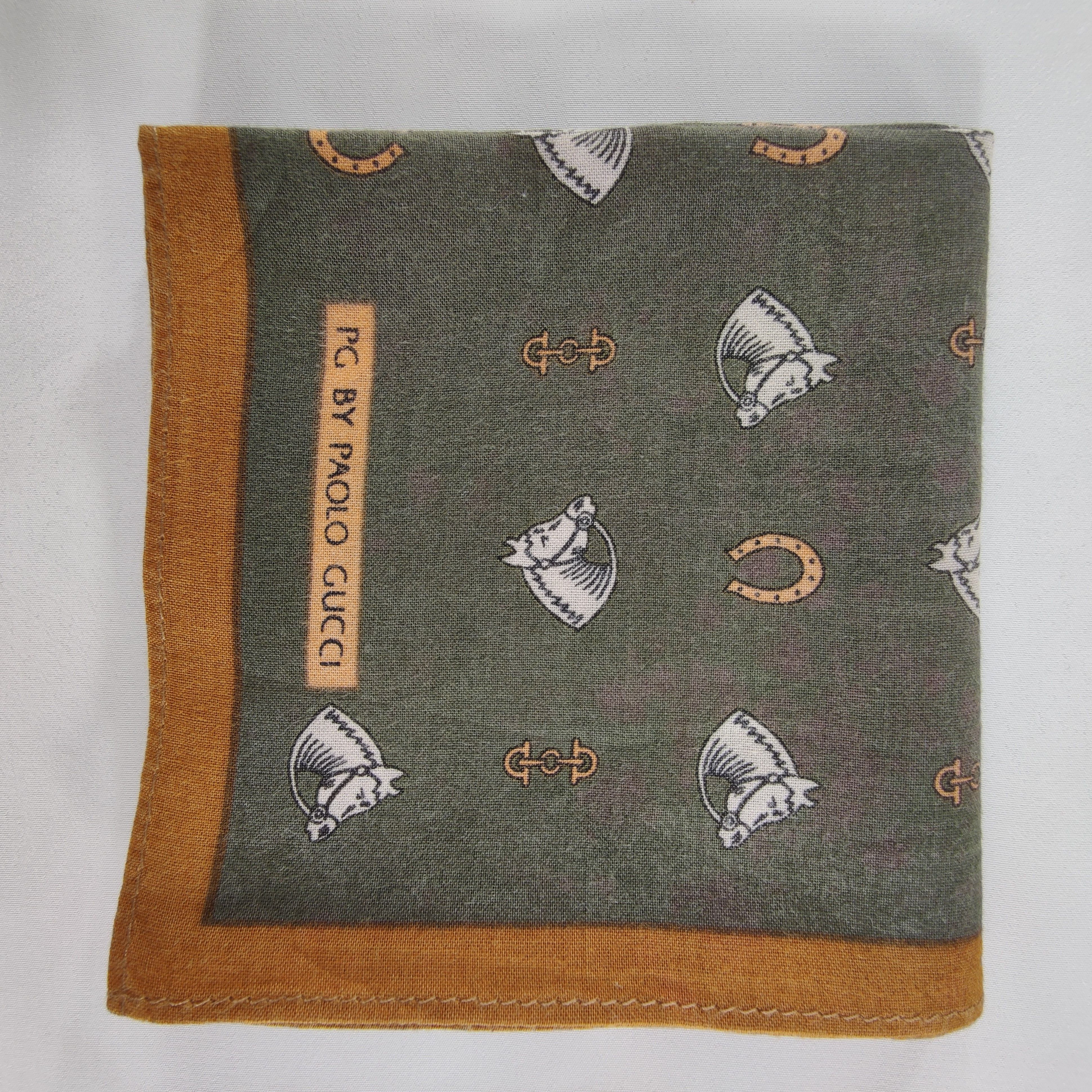 Paolo Gucci × Vintage Paolo Gucci Handkerchief/Neckerchief/Bandana HC139 Size ONE SIZE - 4 Thumbnail