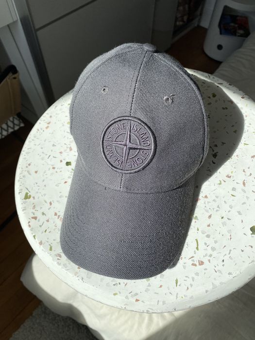 Stone Island Stone island Cap Grey Size M | Grailed