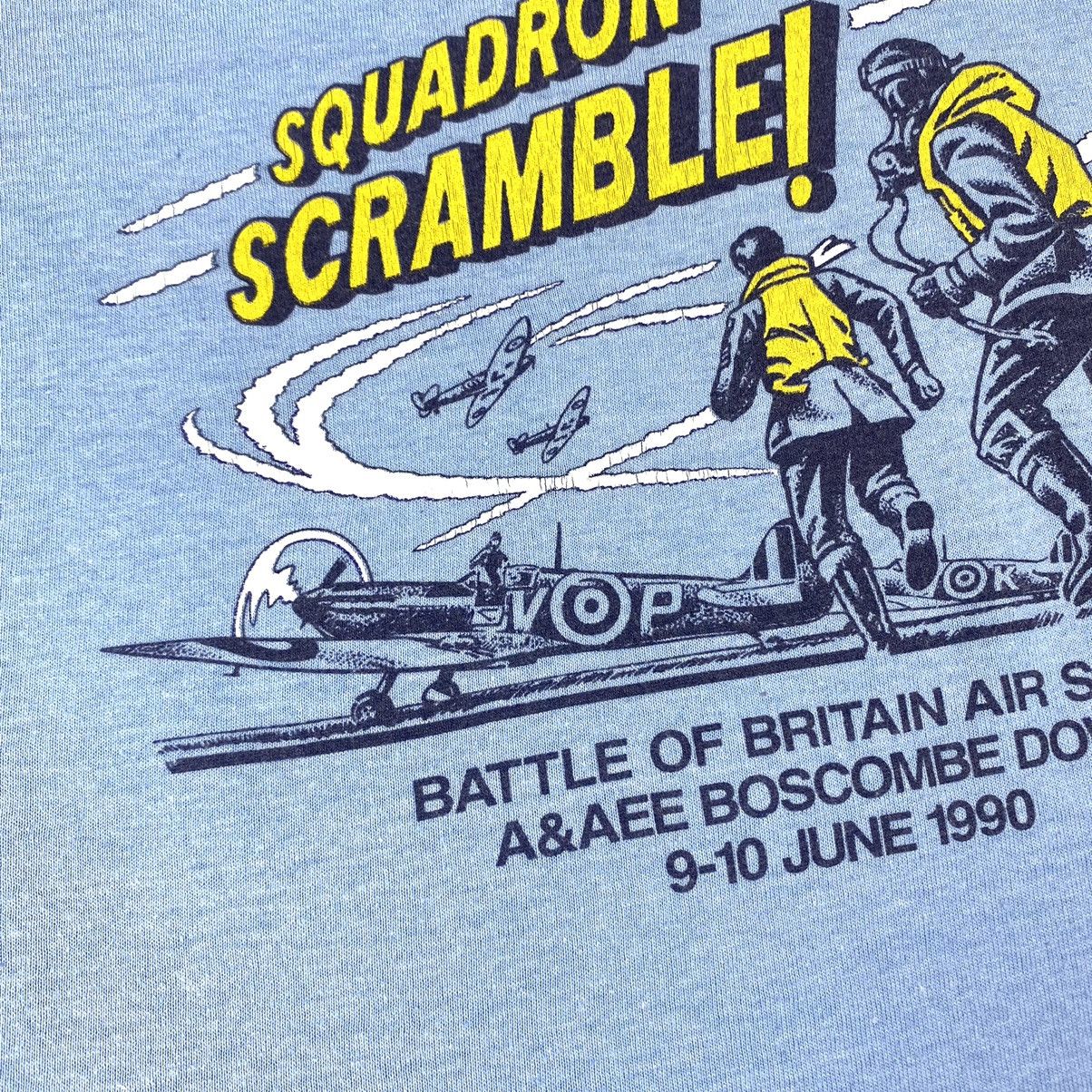 Breitling 1990 Vintage Squadron Scramble Britain Air Force T Shirt Size US M / EU 48-50 / 2 - 5 Thumbnail