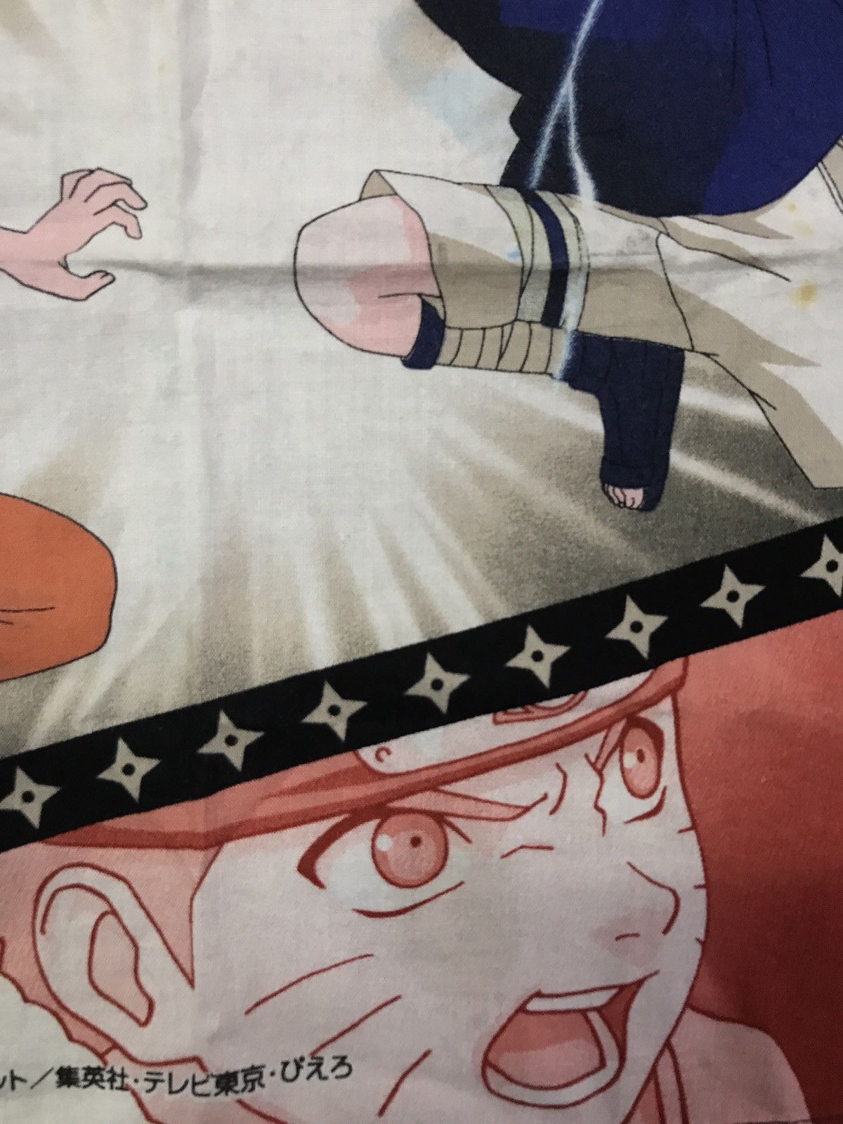 Anime × Vintage VINTAGE HANDKERCHIEF NARUTO VS SASUKE Size ONE SIZE - 4 Thumbnail