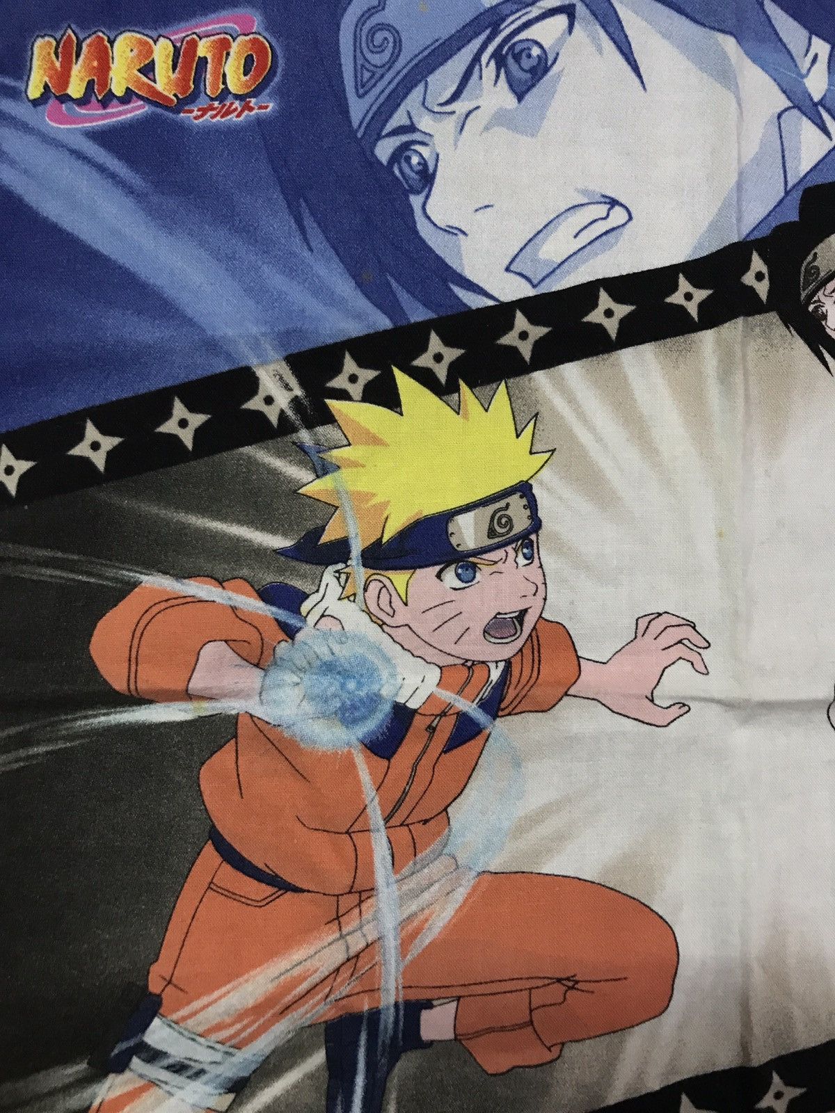 Anime × Vintage VINTAGE HANDKERCHIEF NARUTO VS SASUKE Size ONE SIZE - 7 Thumbnail