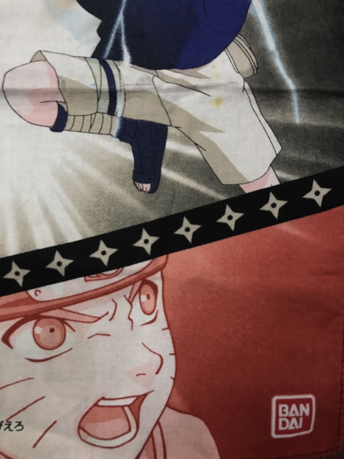 Anime × Vintage VINTAGE HANDKERCHIEF NARUTO VS SASUKE Size ONE SIZE - 5 Thumbnail