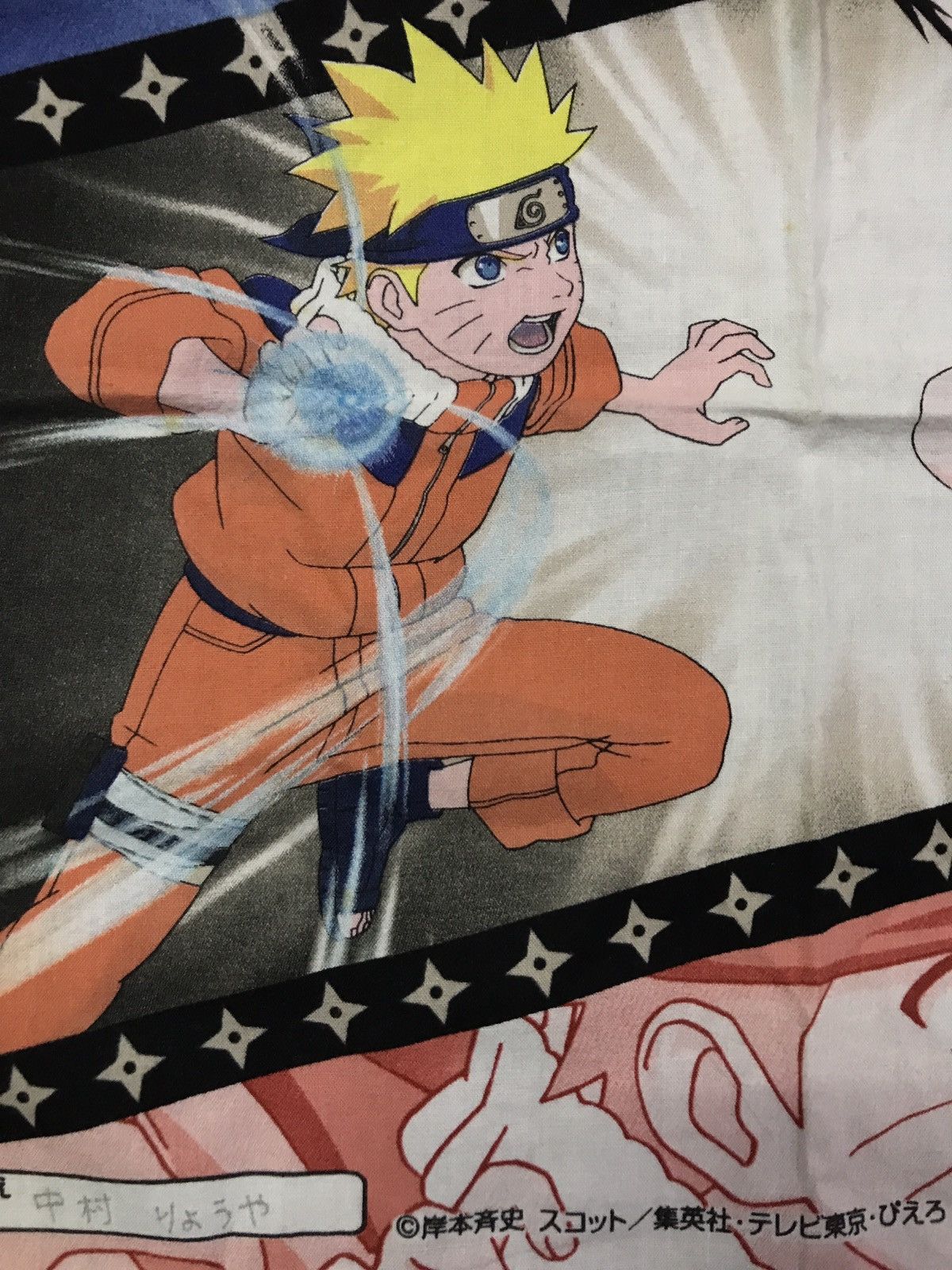 Anime × Vintage VINTAGE HANDKERCHIEF NARUTO VS SASUKE Size ONE SIZE - 6 Thumbnail