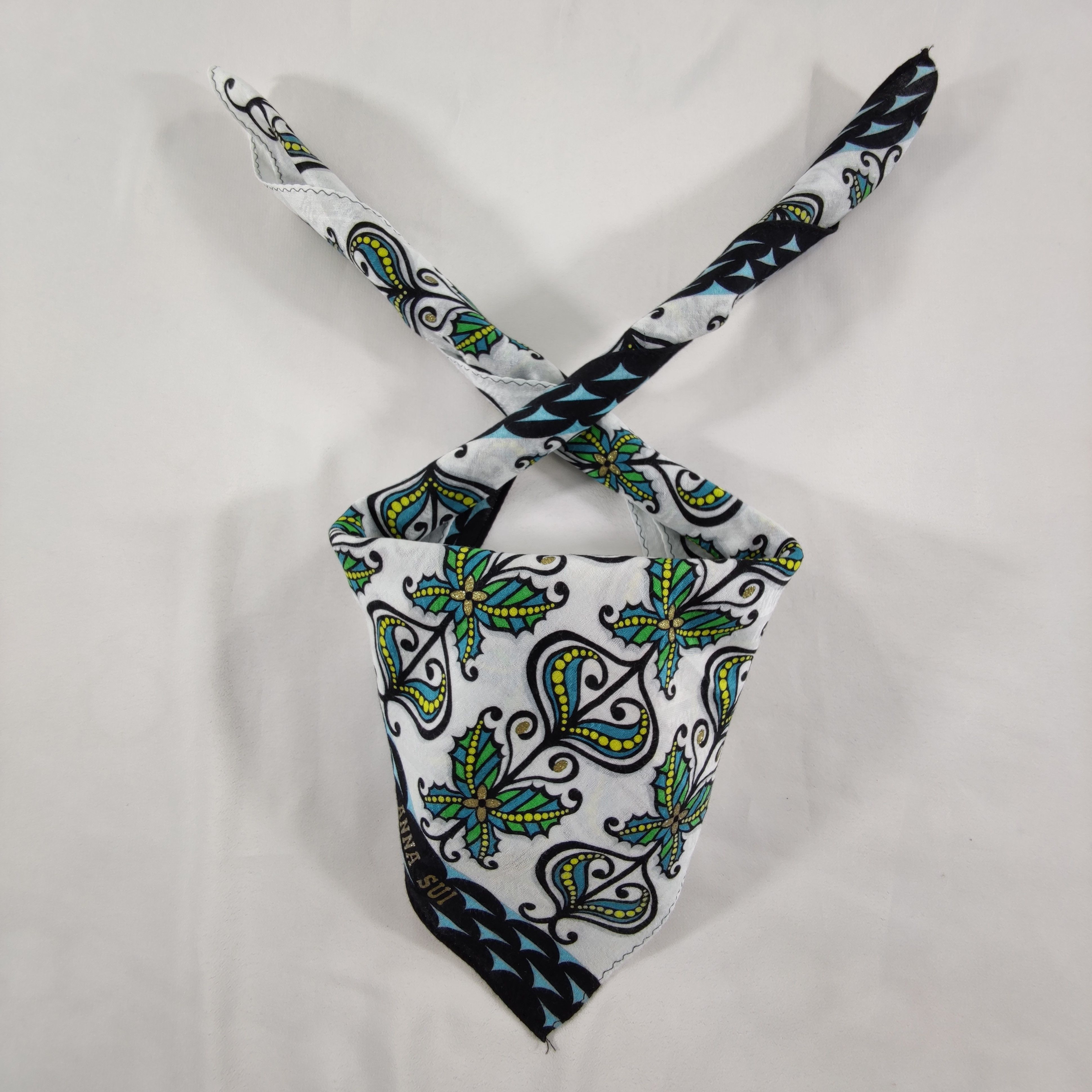 Anna Sui × Vintage Anna Sui Handkerchief/Neckerchief/Bandana HC327 Size ONE SIZE - 1 Thumbnail