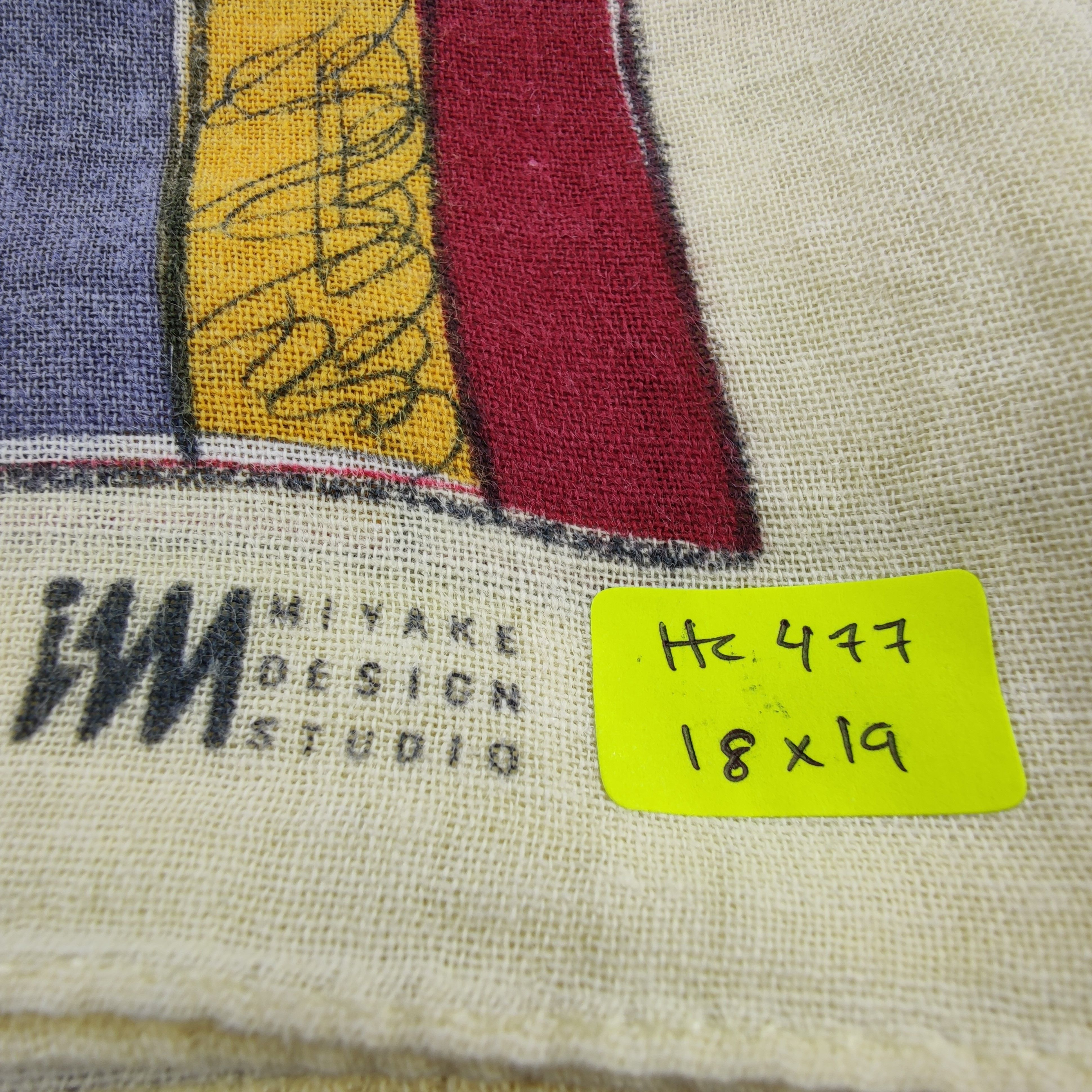 Issey Miyake × Vintage Issey Miyake Handkerchief/Neckerchief/Bandana HC477 Size ONE SIZE - 6 Thumbnail