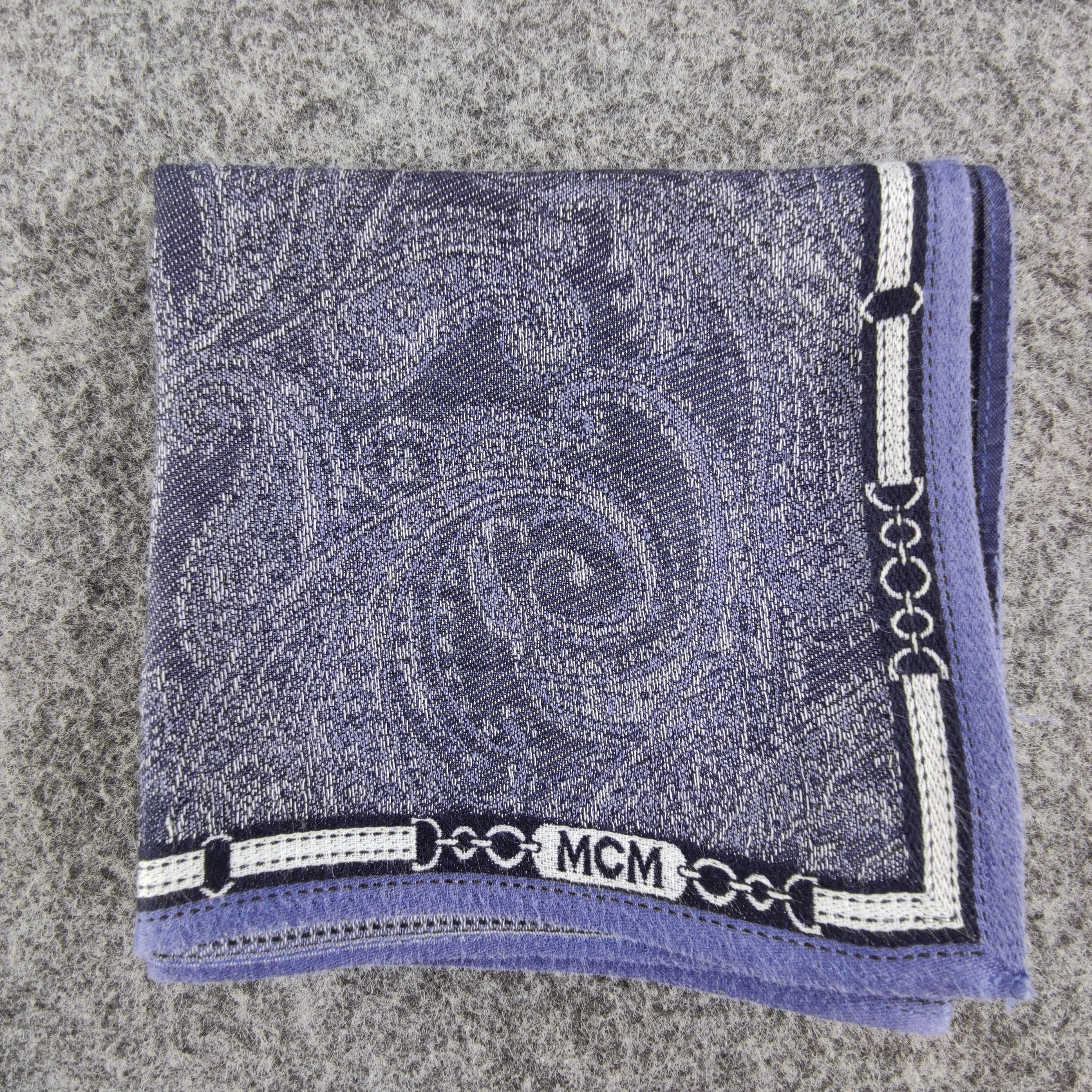 MCM × Vintage MCM Paisley Handkerchief/Neckerchief/Bandana HC412 Size ONE SIZE - 4 Thumbnail
