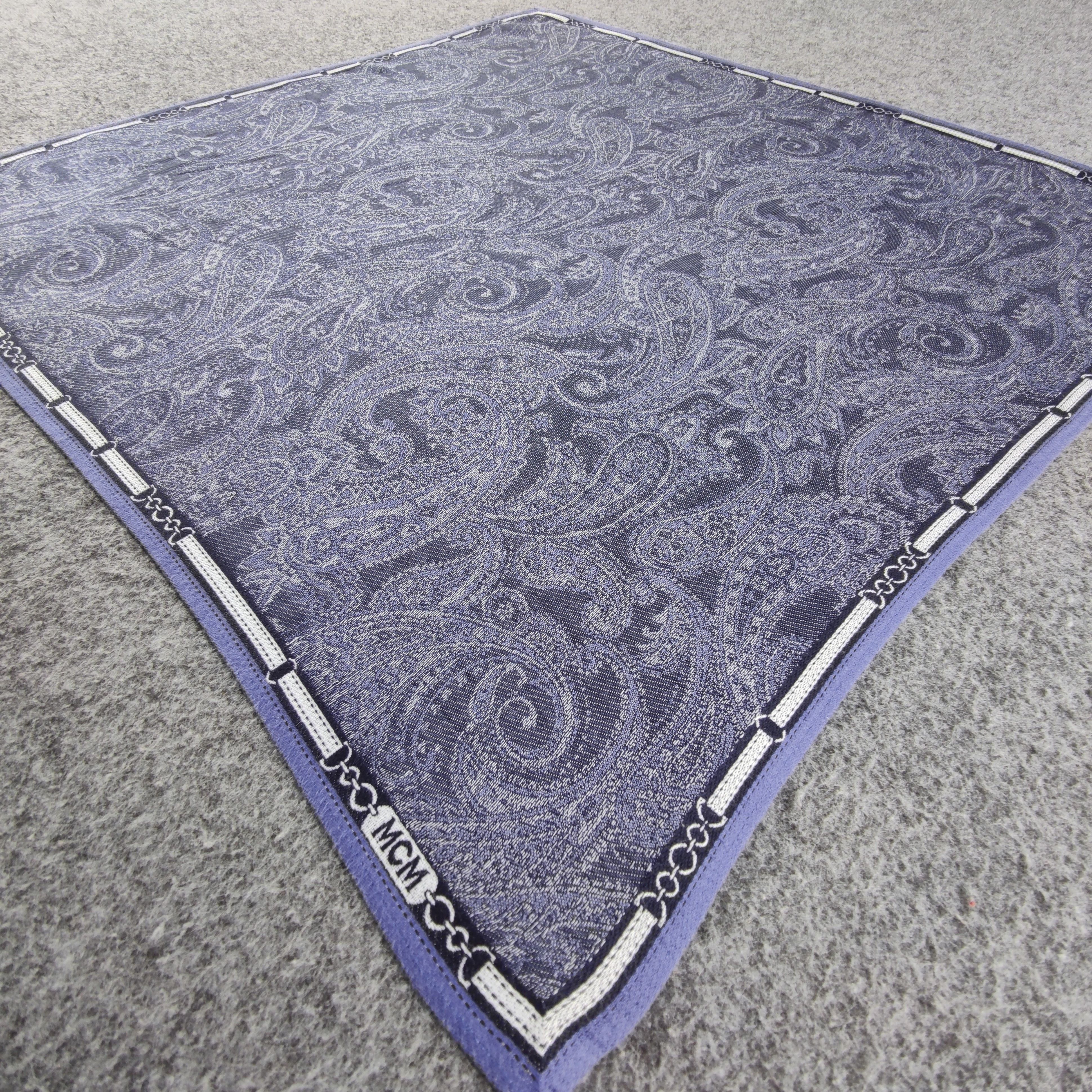 MCM × Vintage MCM Paisley Handkerchief/Neckerchief/Bandana HC412 Size ONE SIZE - 3 Thumbnail