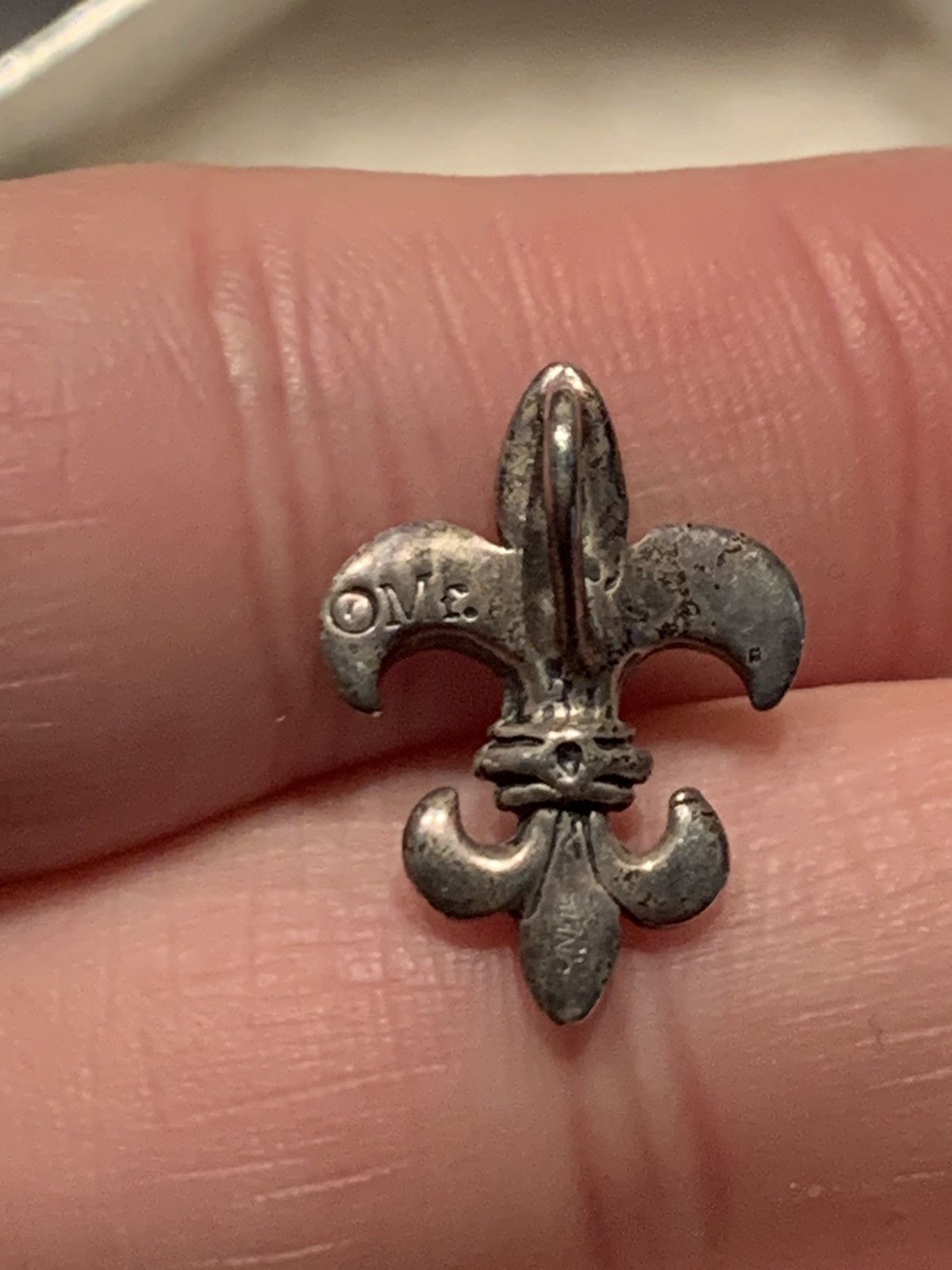 Jewelry × Sterling Silver × Vintage *RARE* Vintage Fleur De Lis Sterling Silver Earrings Size ONE SIZE - 9 Thumbnail