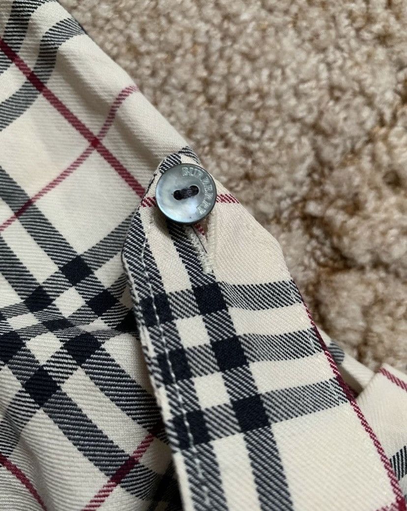 Burberry × Designer Burberry M nova check shirt dress striped button up blouse Size M / US 6-8 / IT 42-44 - 17 Thumbnail