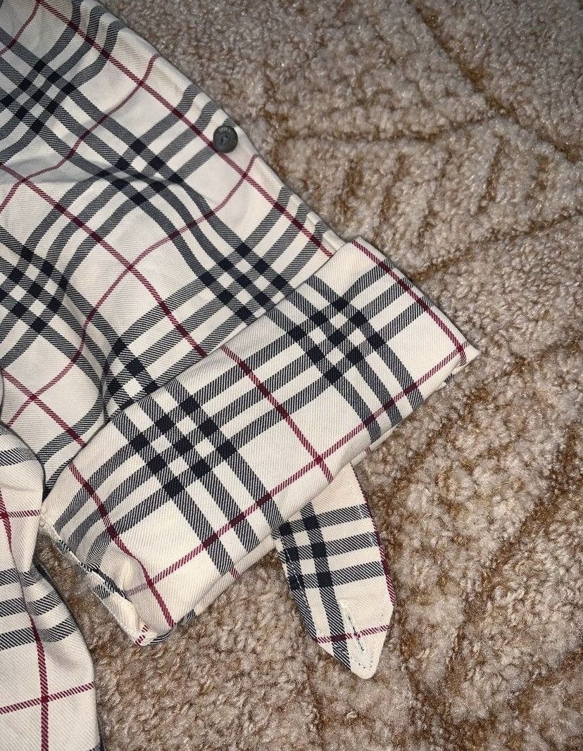 Burberry × Designer Burberry M nova check shirt dress striped button up blouse Size M / US 6-8 / IT 42-44 - 15 Thumbnail