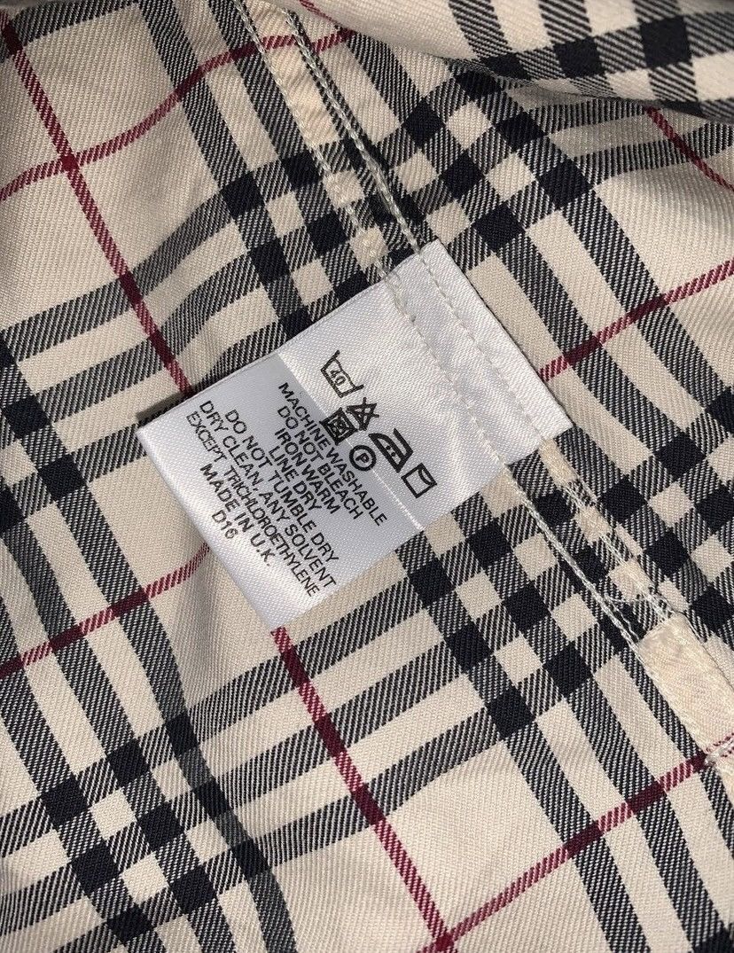 Burberry × Designer Burberry M nova check shirt dress striped button up blouse Size M / US 6-8 / IT 42-44 - 19 Thumbnail