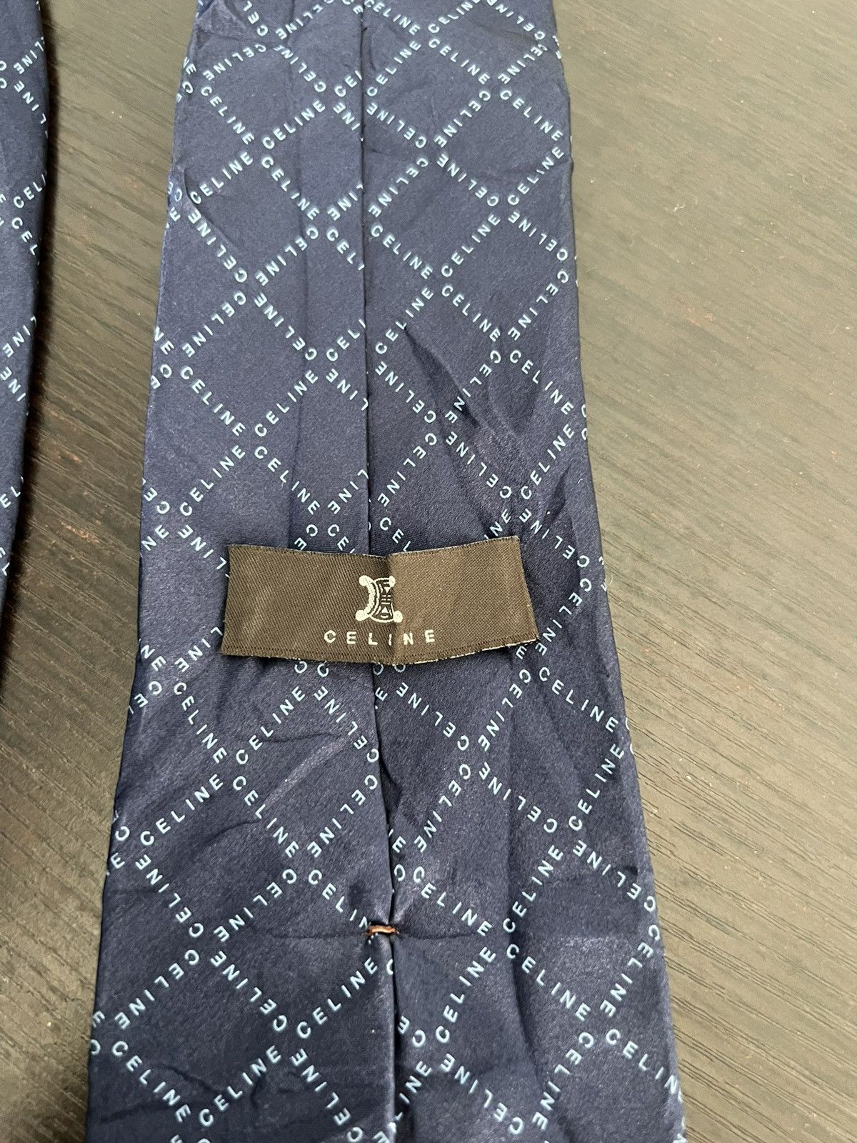 Celine Celine Monogram Silk Tie Size ONE SIZE - 6 Thumbnail